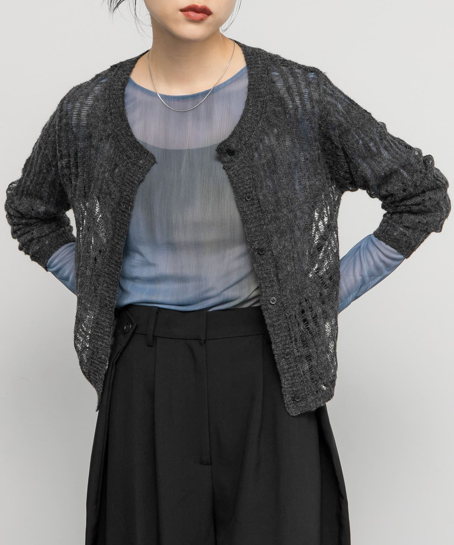 身長：160cm サイズ：one