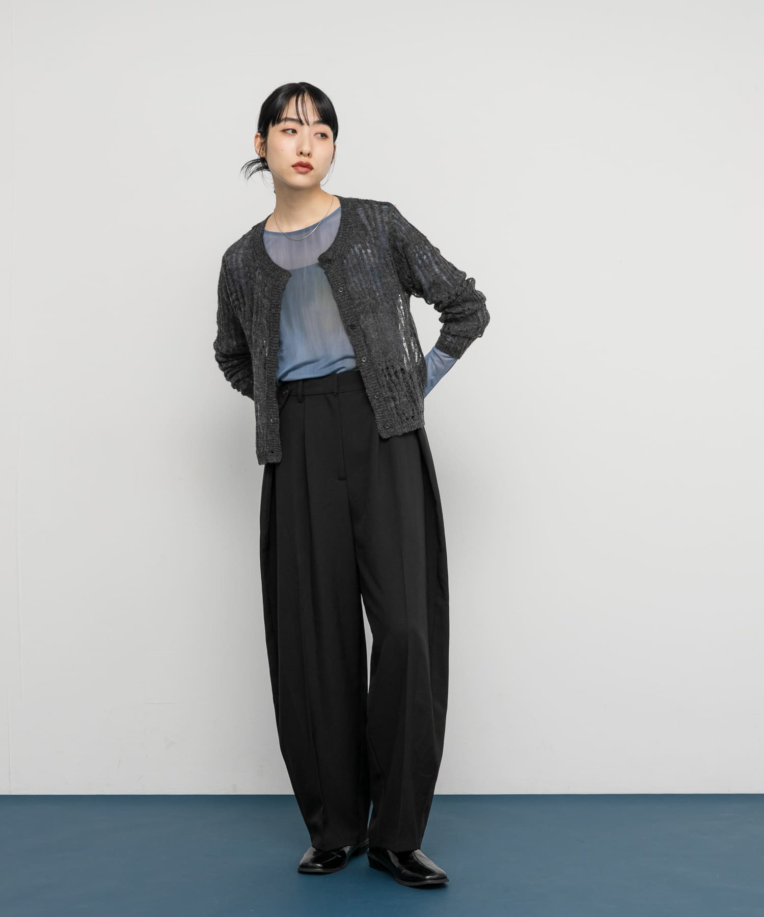 身長：160cm サイズ：one