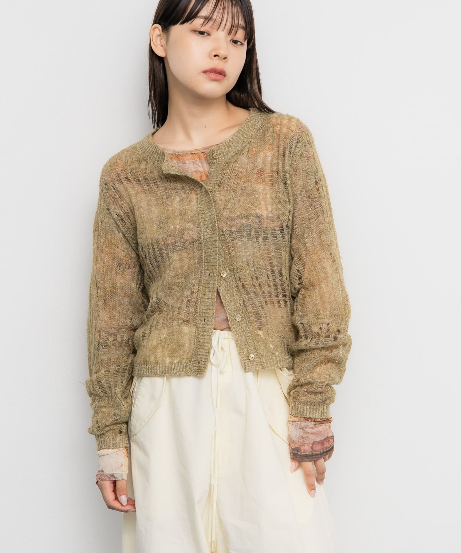 身長：160cm サイズ：one