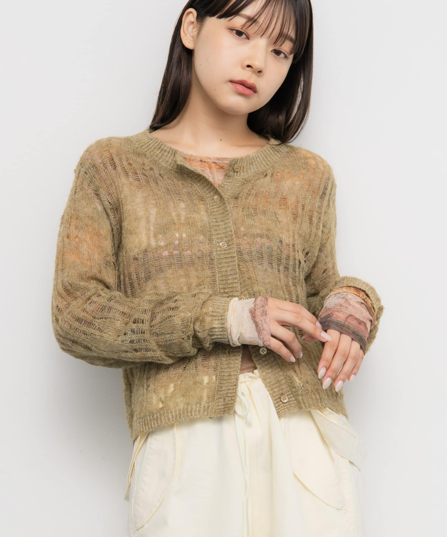 身長：160cm サイズ：one