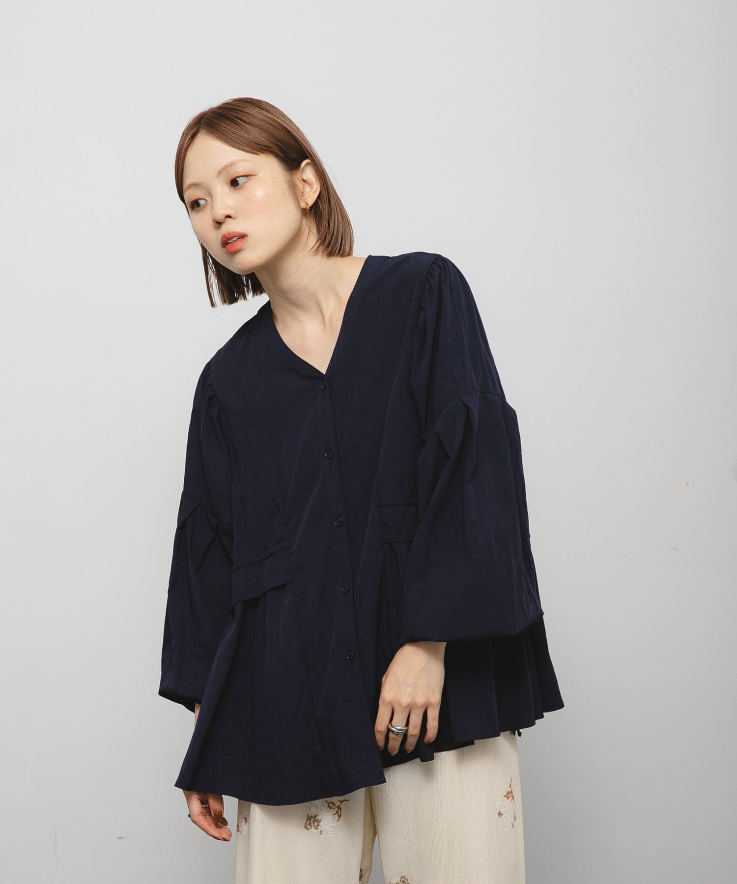 身長：153cm サイズ：one