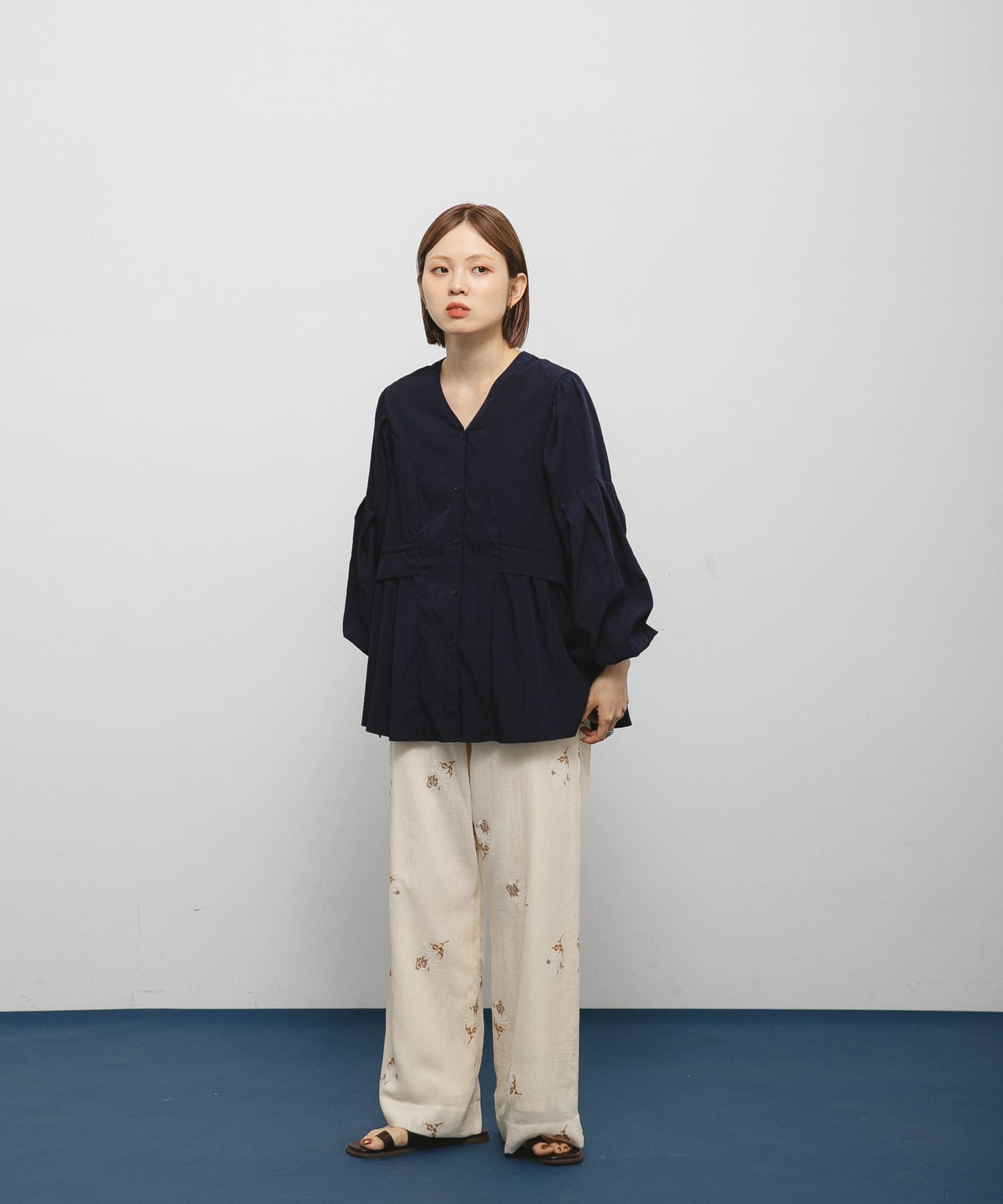 身長：153cm サイズ：one