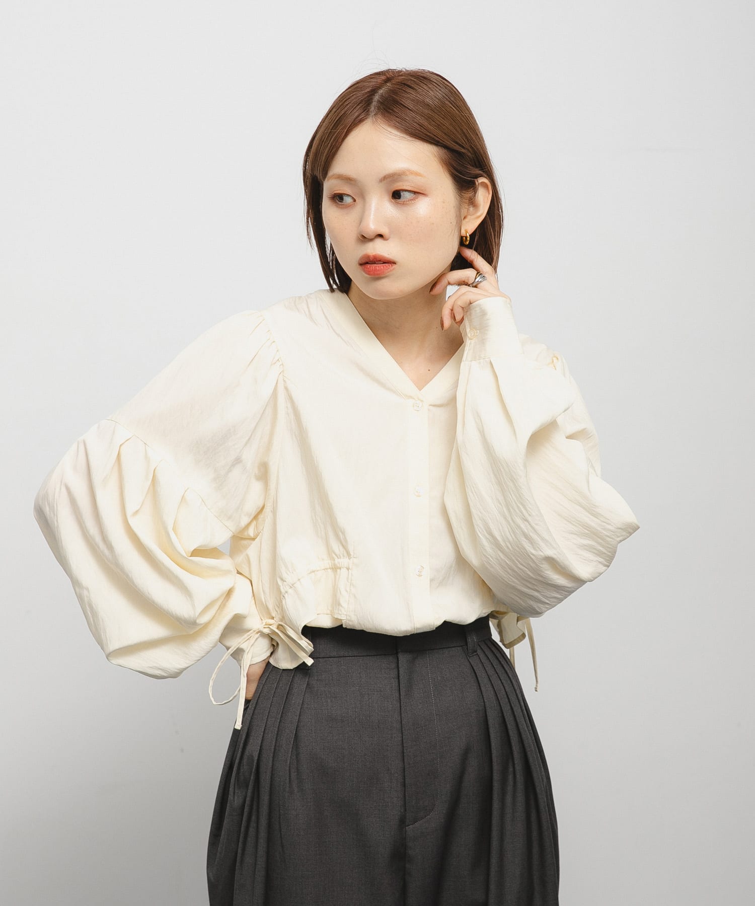 身長：153cm サイズ：one