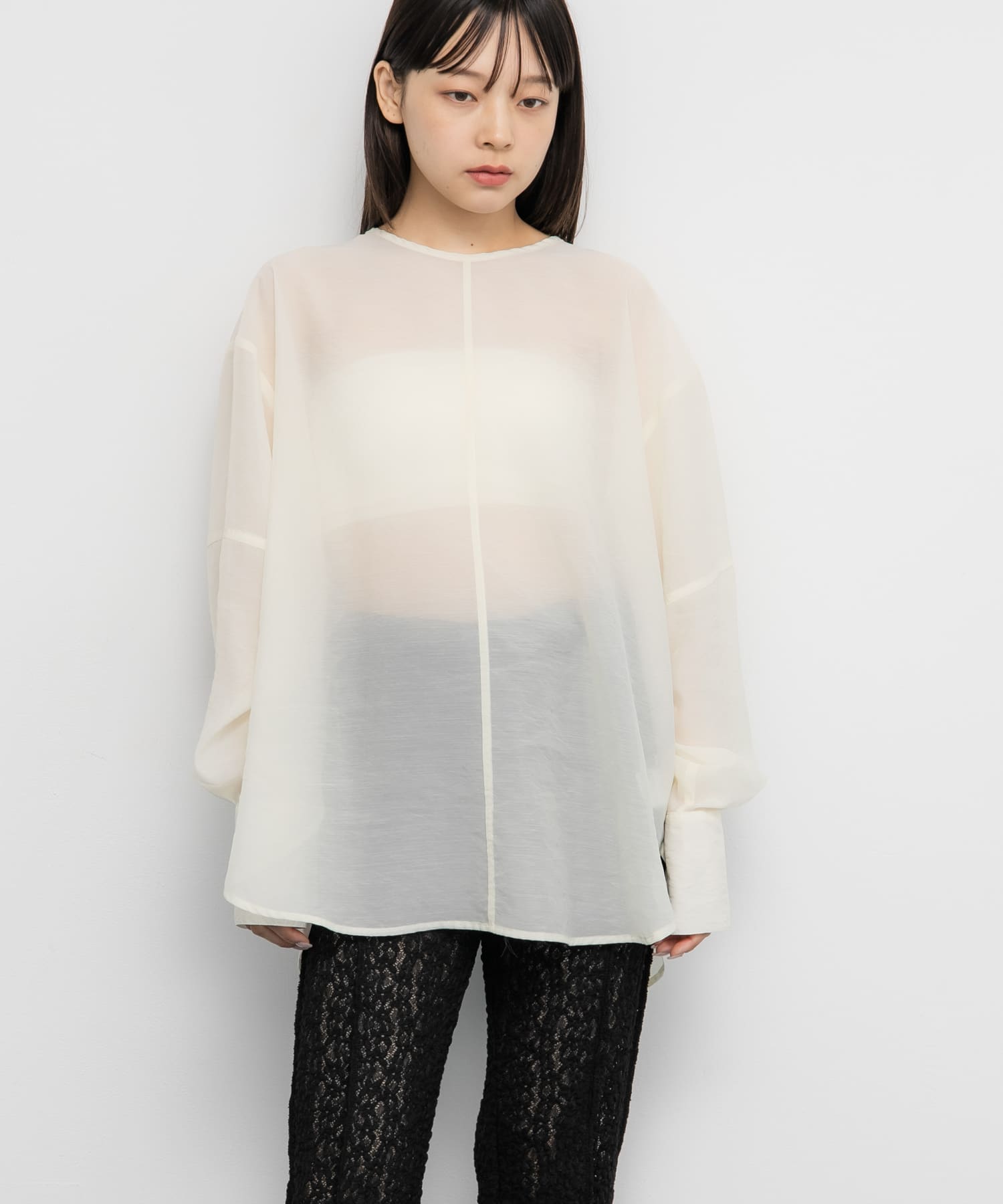 身長：153cm サイズ：one