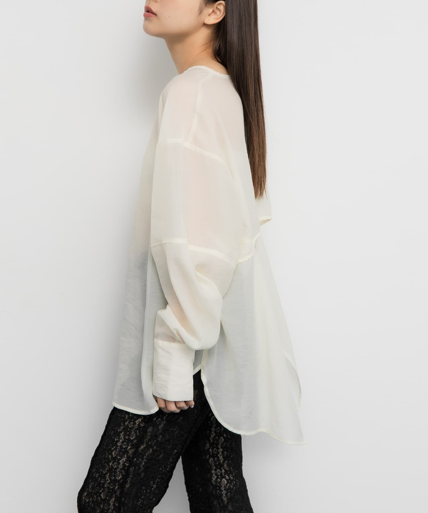 身長：153cm サイズ：one