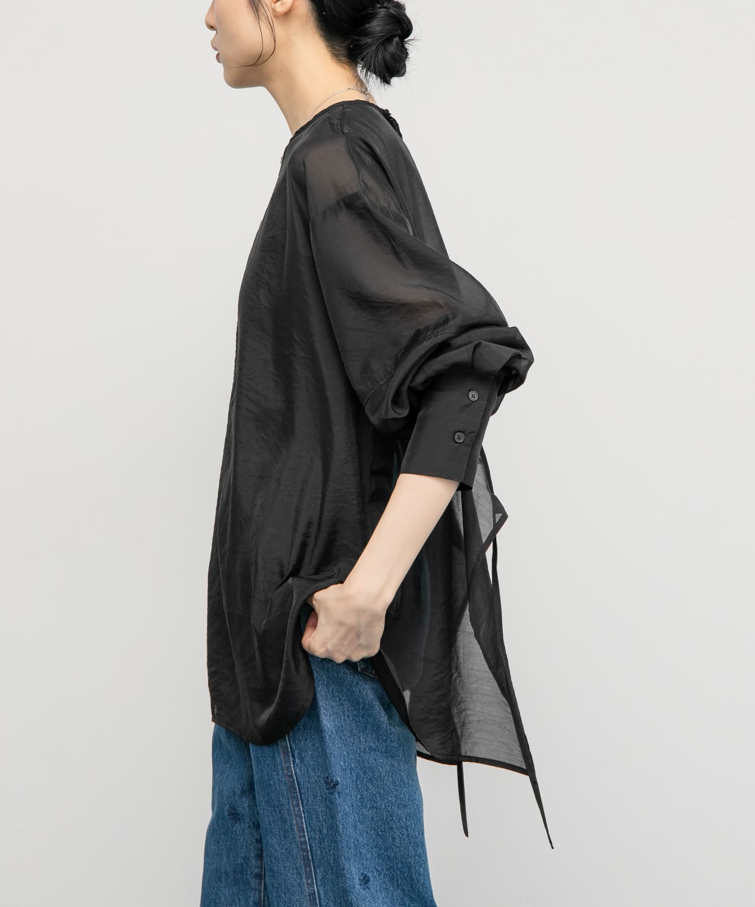 身長：160cm サイズ：one