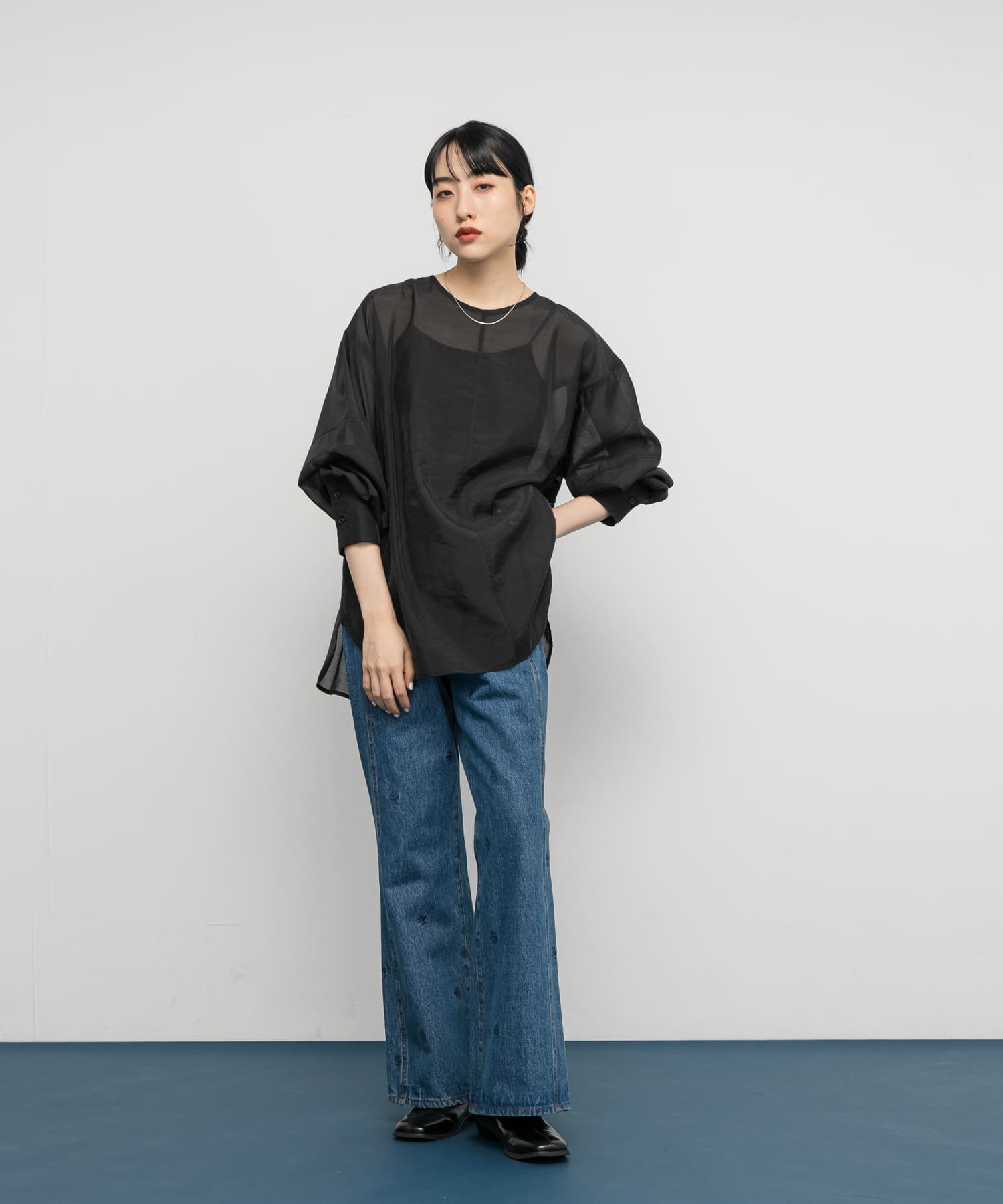 身長：160cm サイズ：one