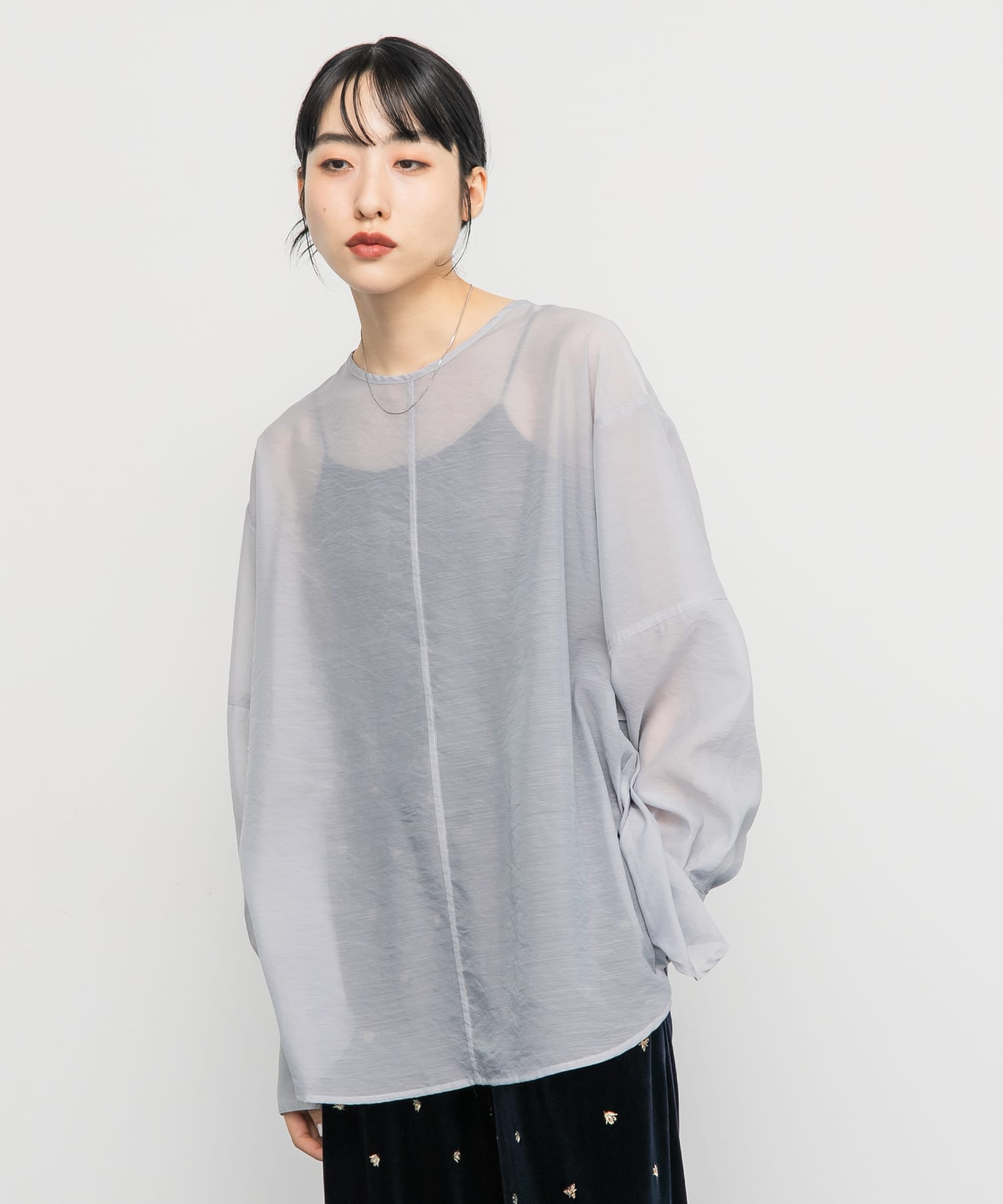 身長：160cm サイズ：one