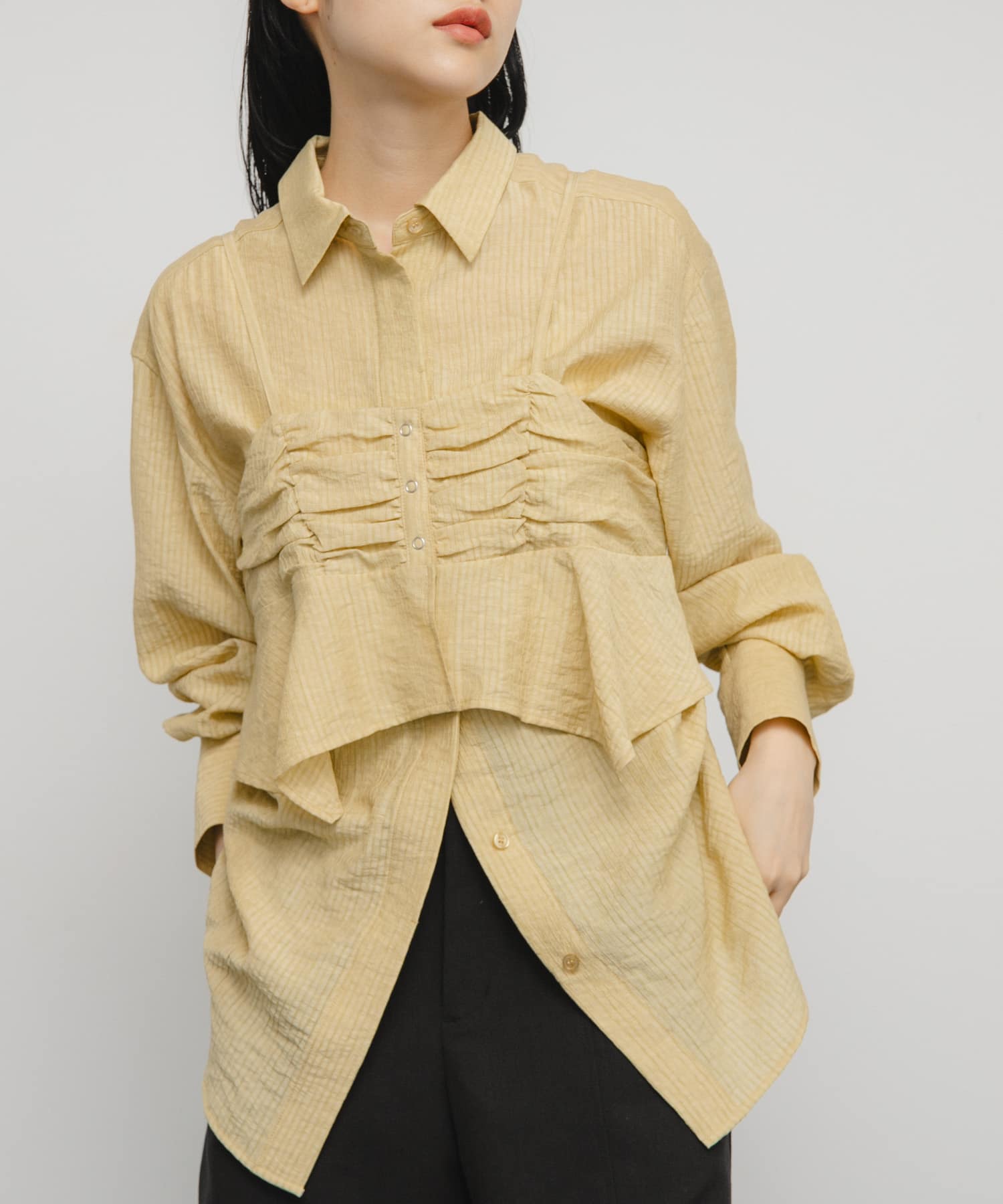 ビスチェSETドロストシャツ