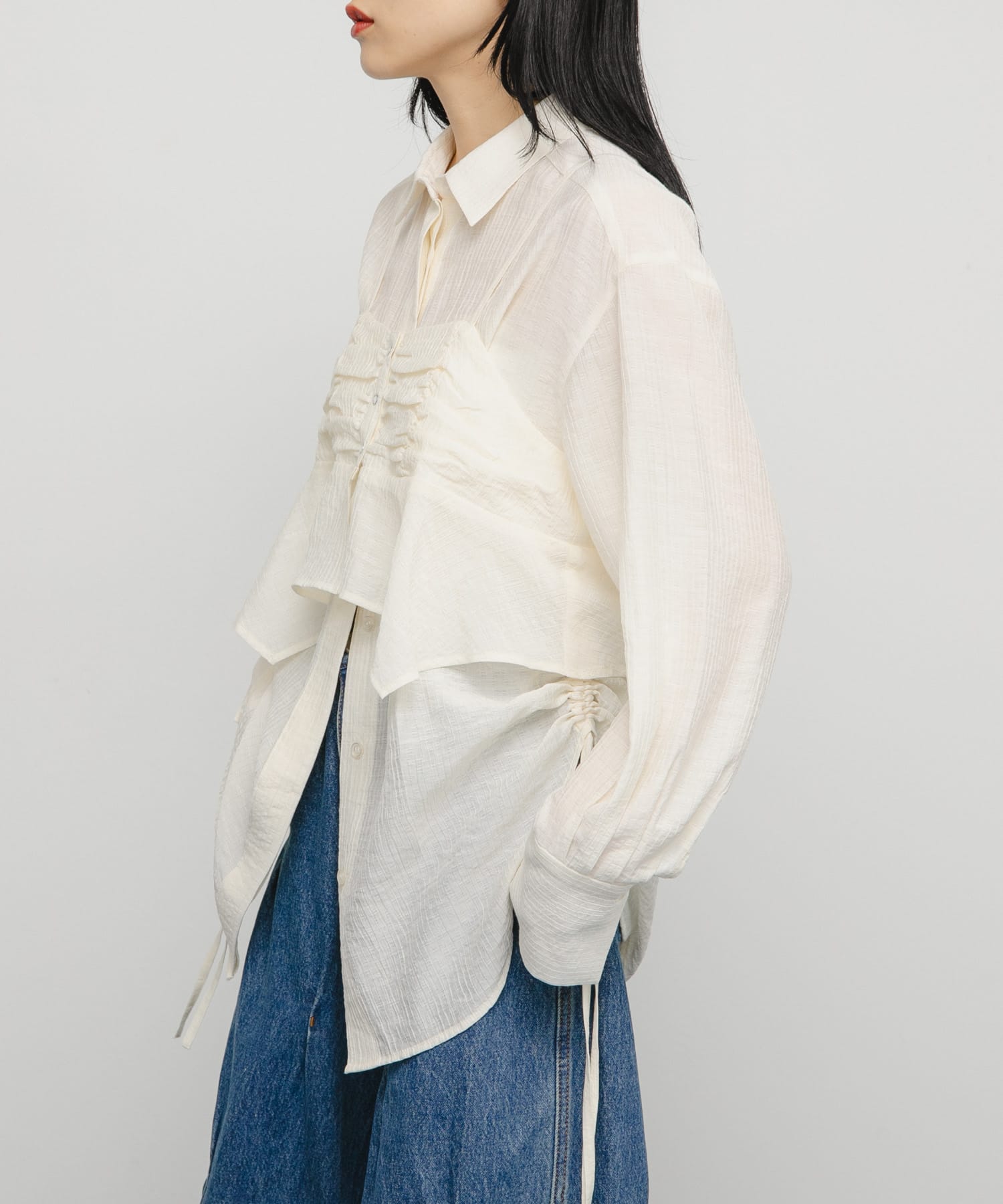 身長：160cm サイズ：one