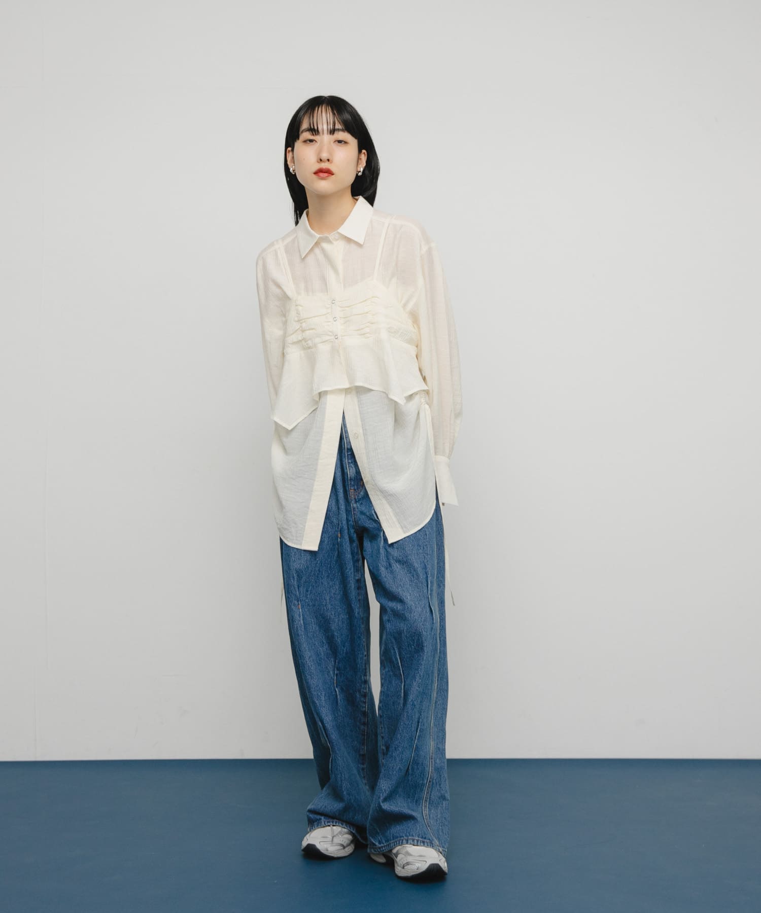 身長：160cm サイズ：one