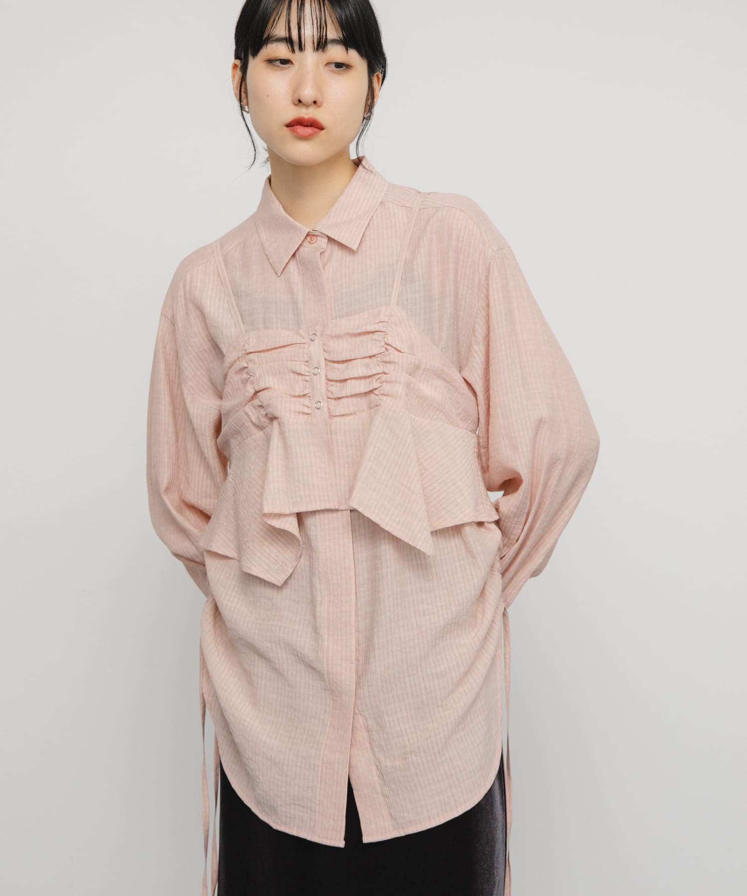 身長：160cm サイズ：one