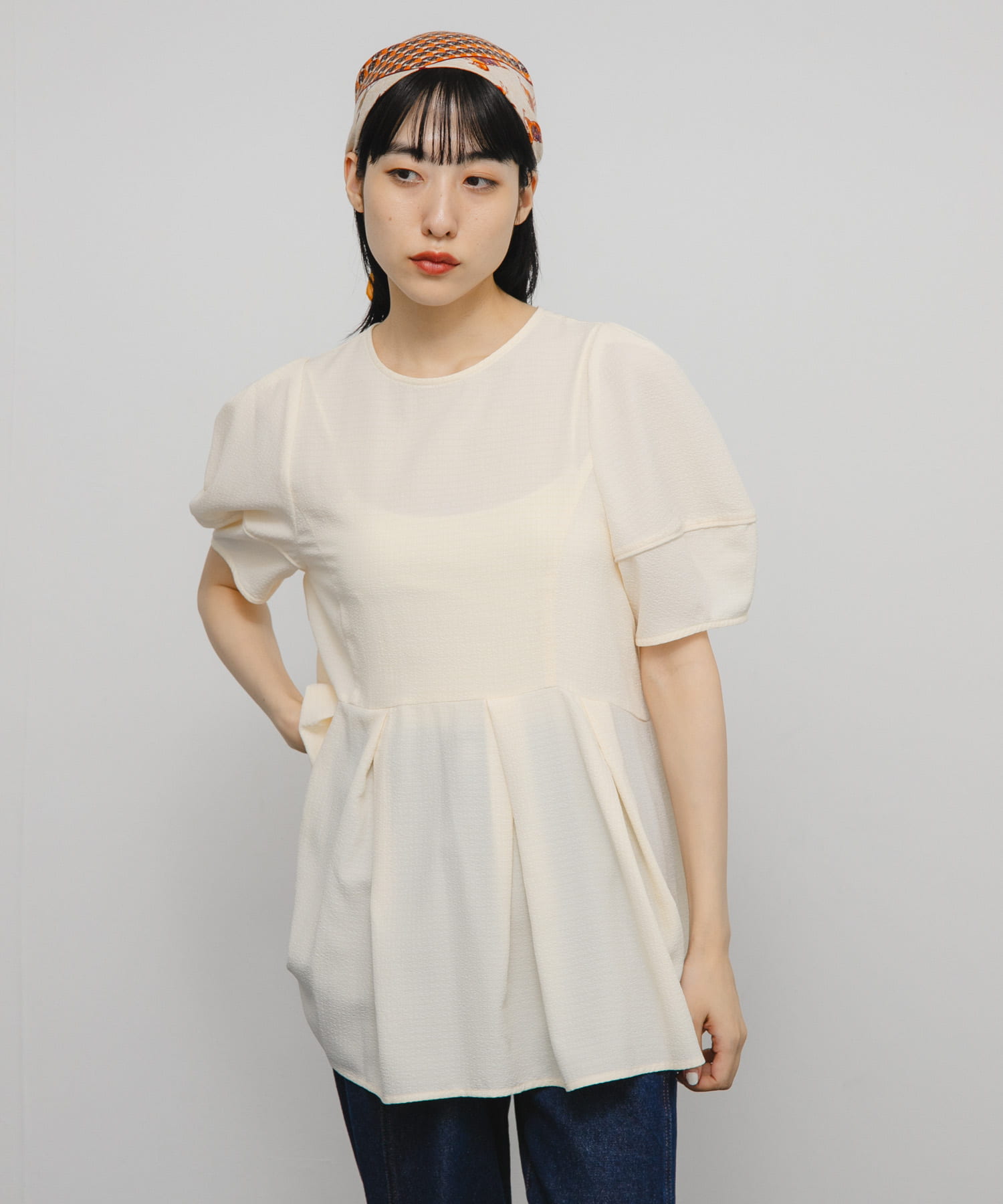 身長：160cm サイズ：one