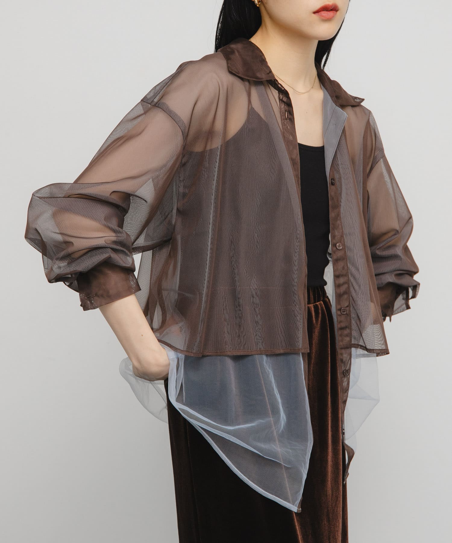 身長：160cm サイズ：one