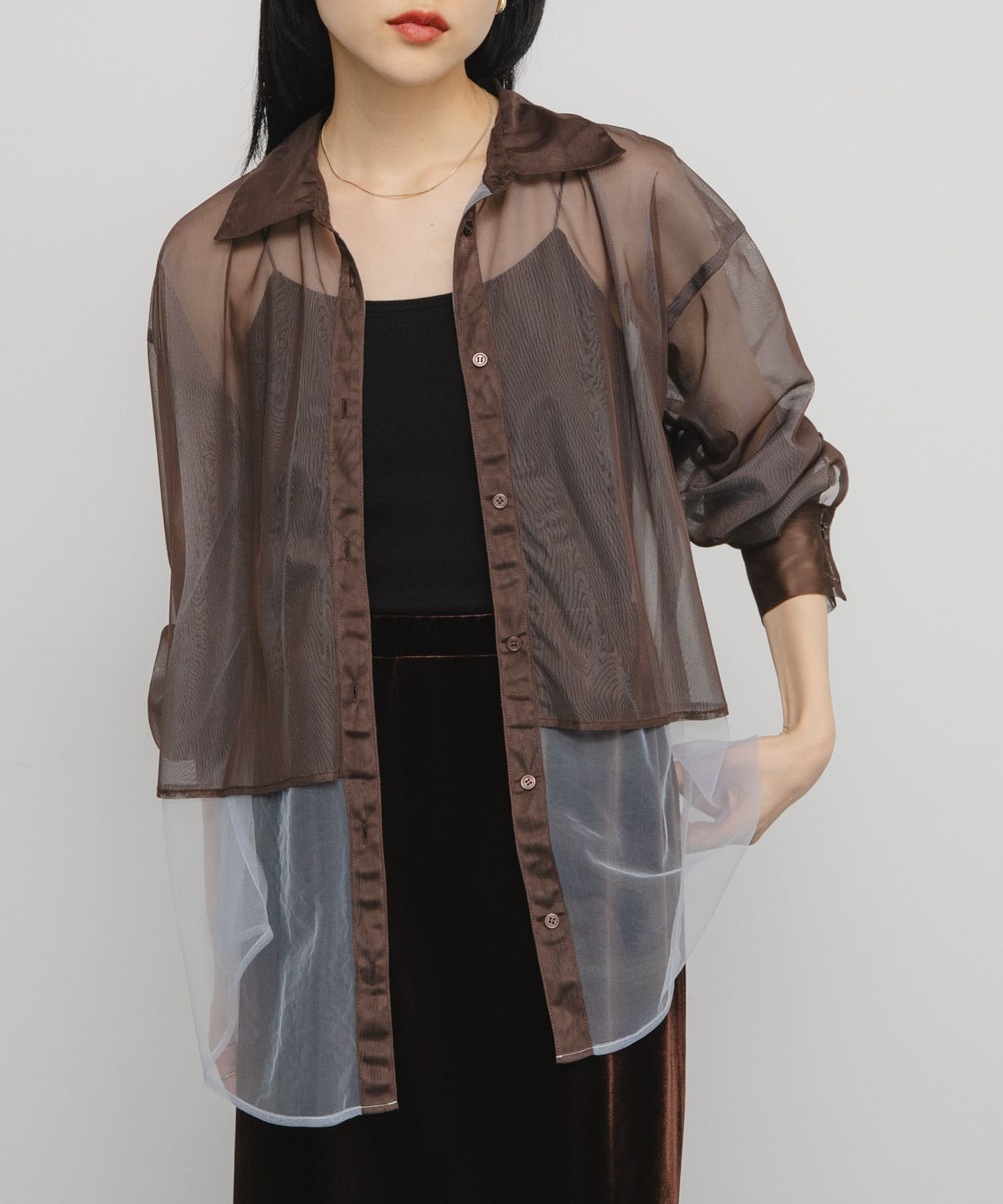 身長：160cm サイズ：one