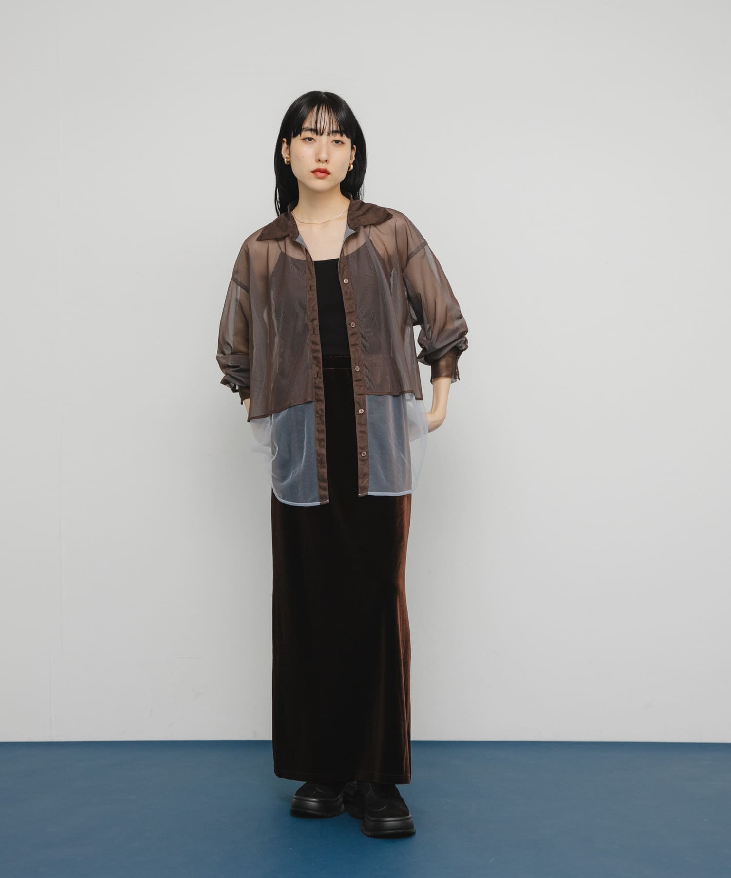 身長：160cm サイズ：one