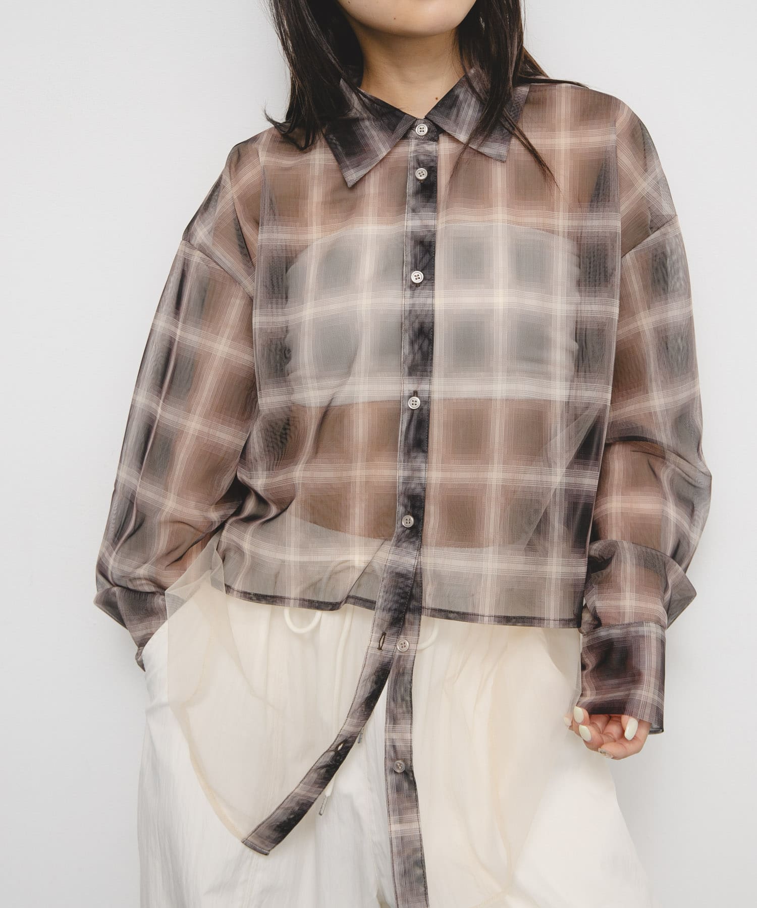 身長：153cm サイズ：one