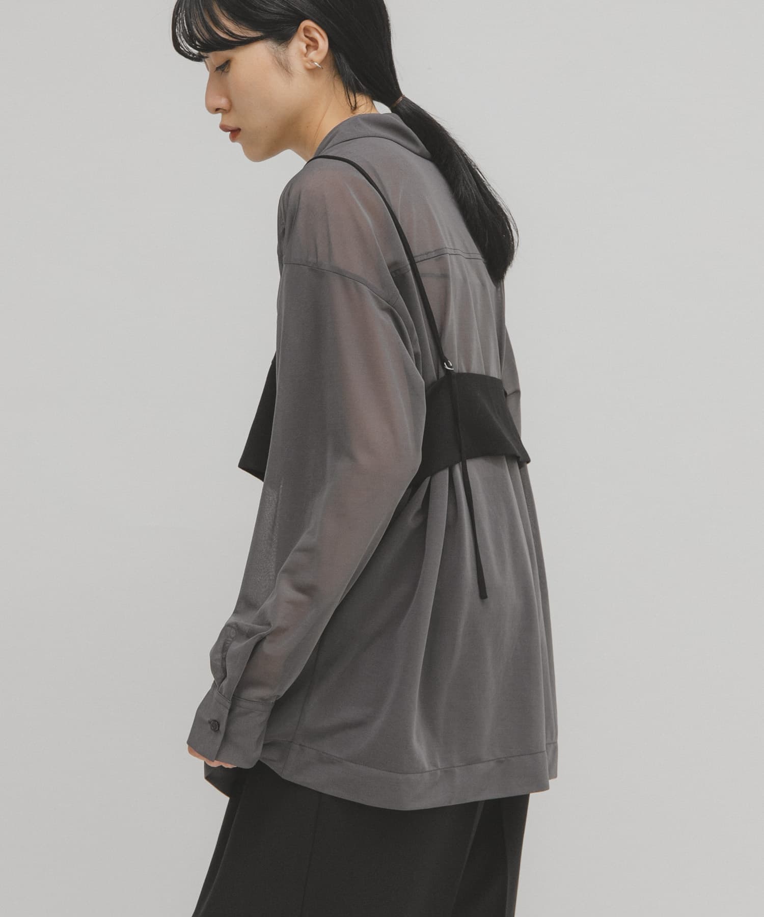 身長：160cm サイズ：one