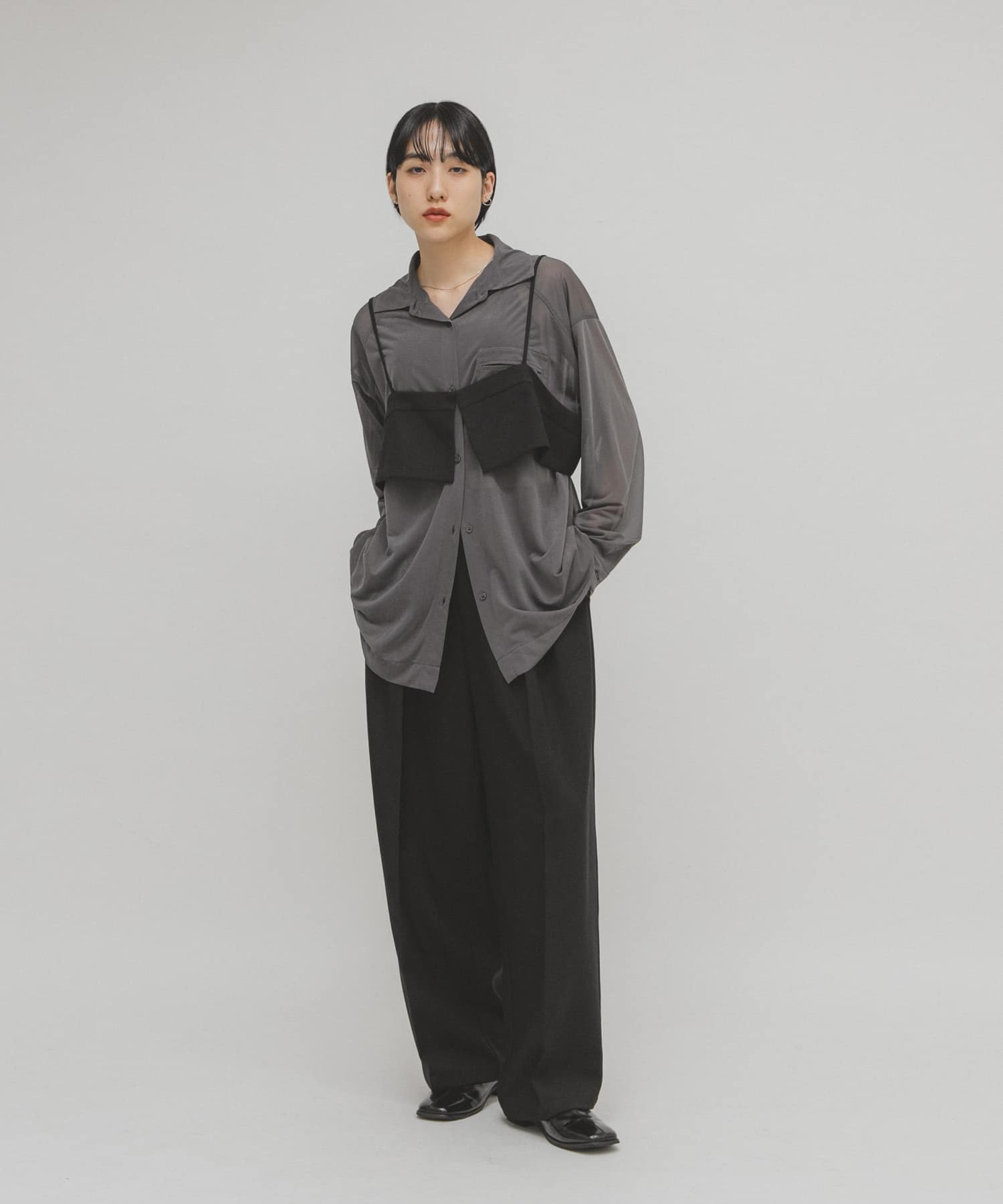 身長：160cm サイズ：one