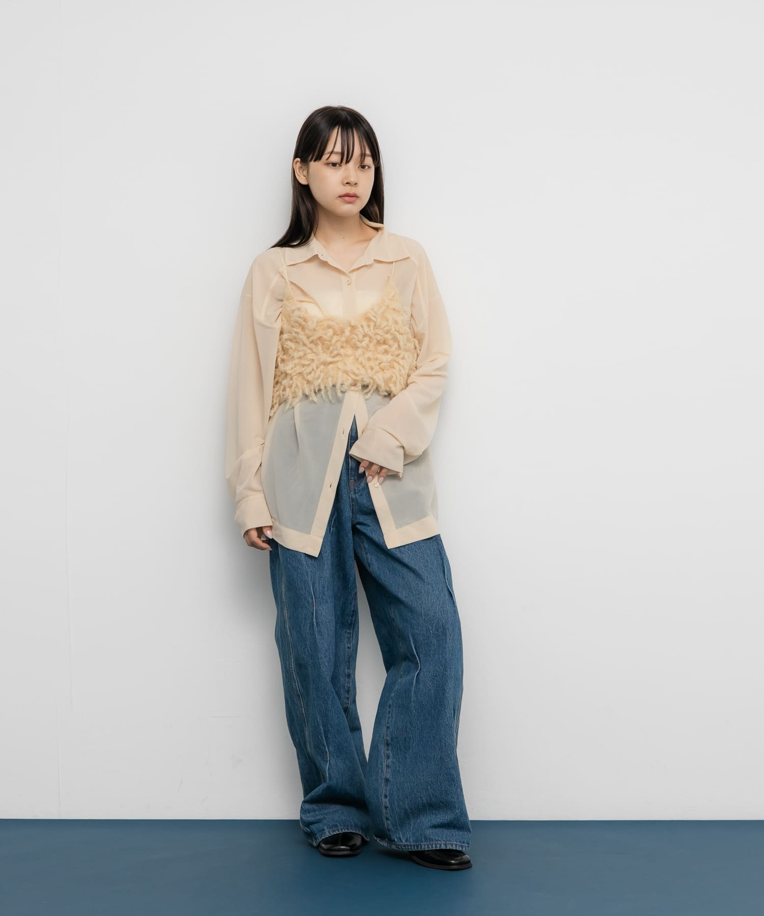 身長：153cm サイズ：onee