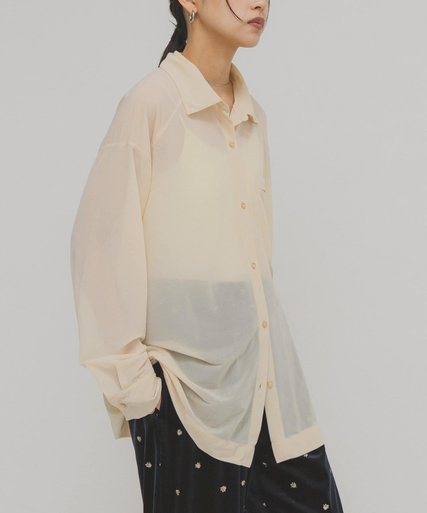 身長：163cm サイズ：one