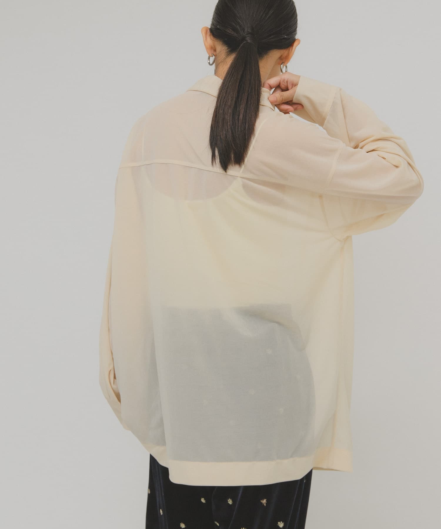 身長：163cm サイズ：one