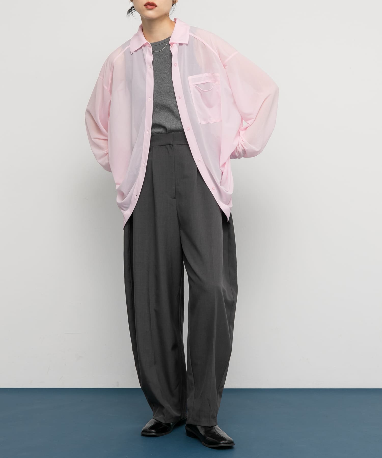 身長：160cm サイズ：one