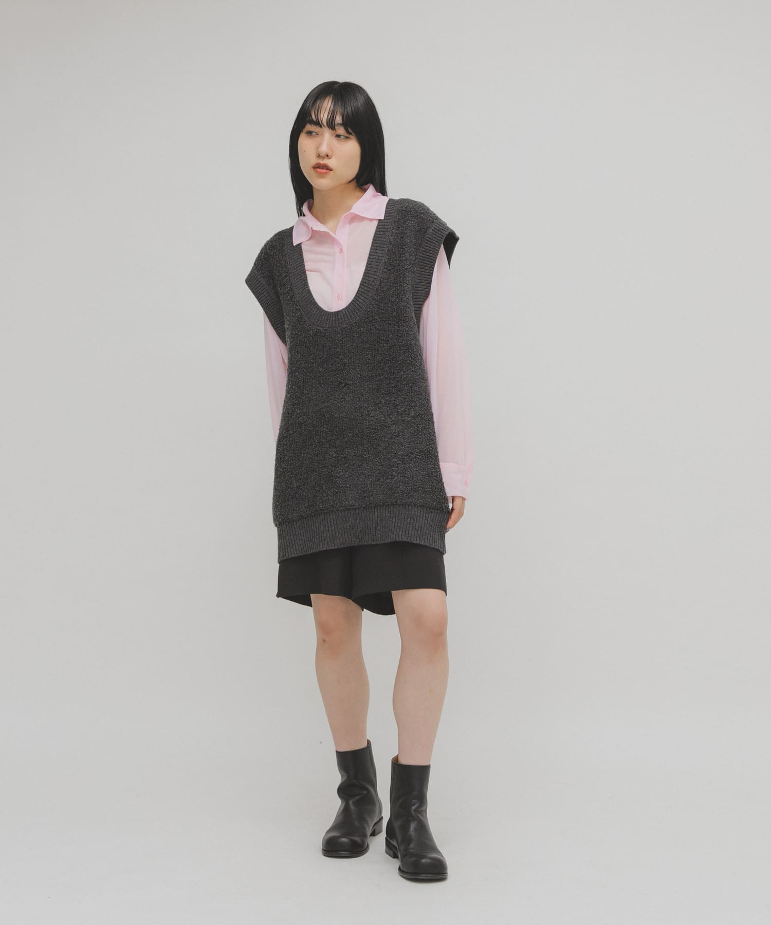 身長：160cm サイズ：one