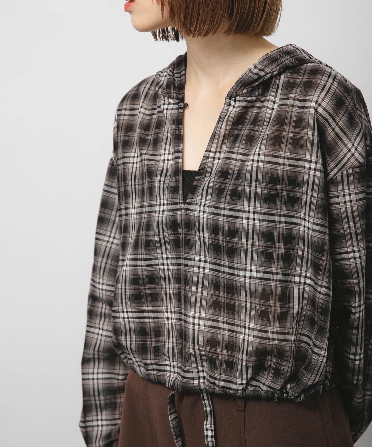 身長：153cm サイズ：one