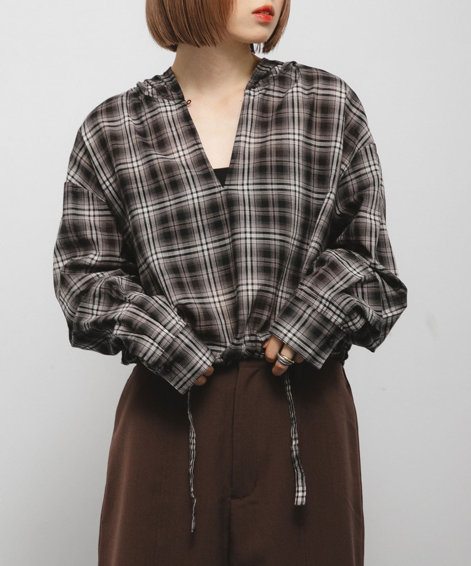 身長：153cm サイズ：one