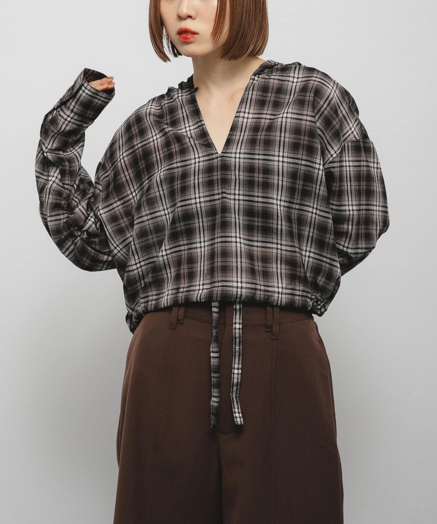 身長：153cm サイズ：one