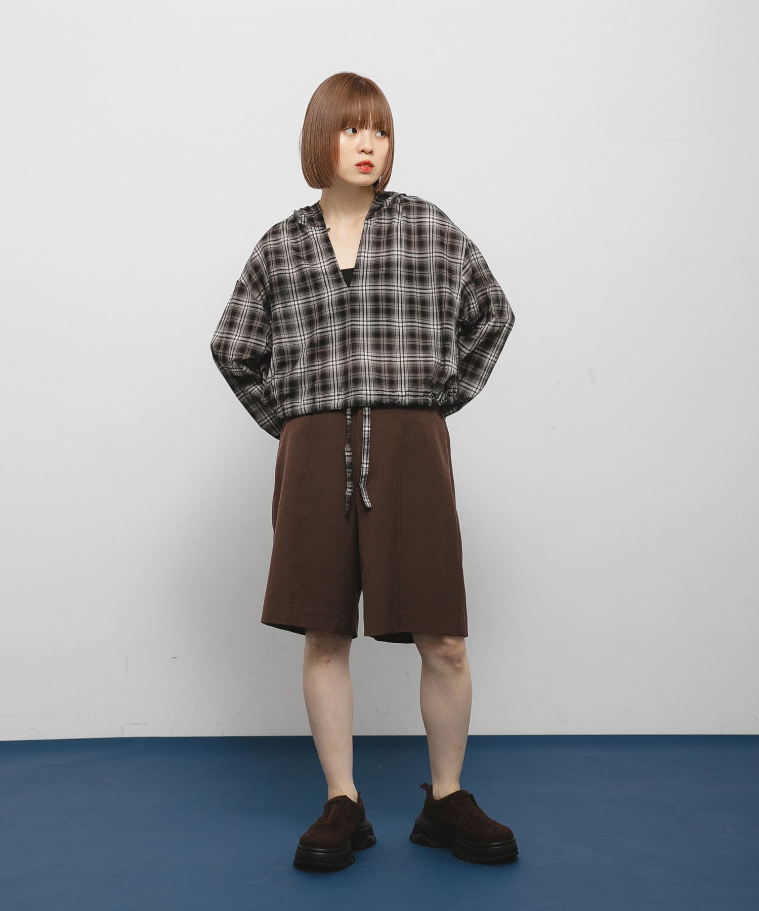 身長：153cm サイズ：one