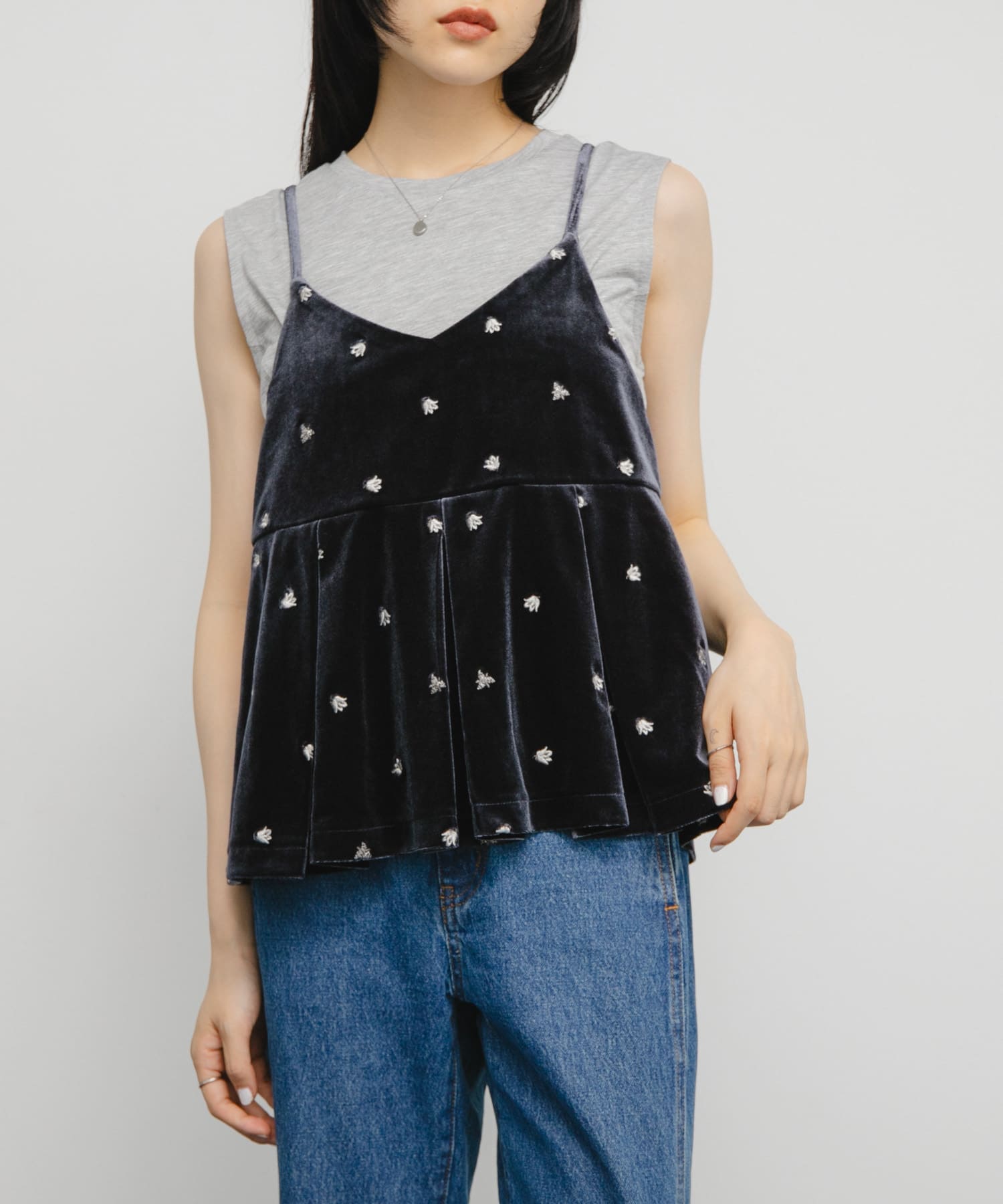 身長：160cm サイズ：one