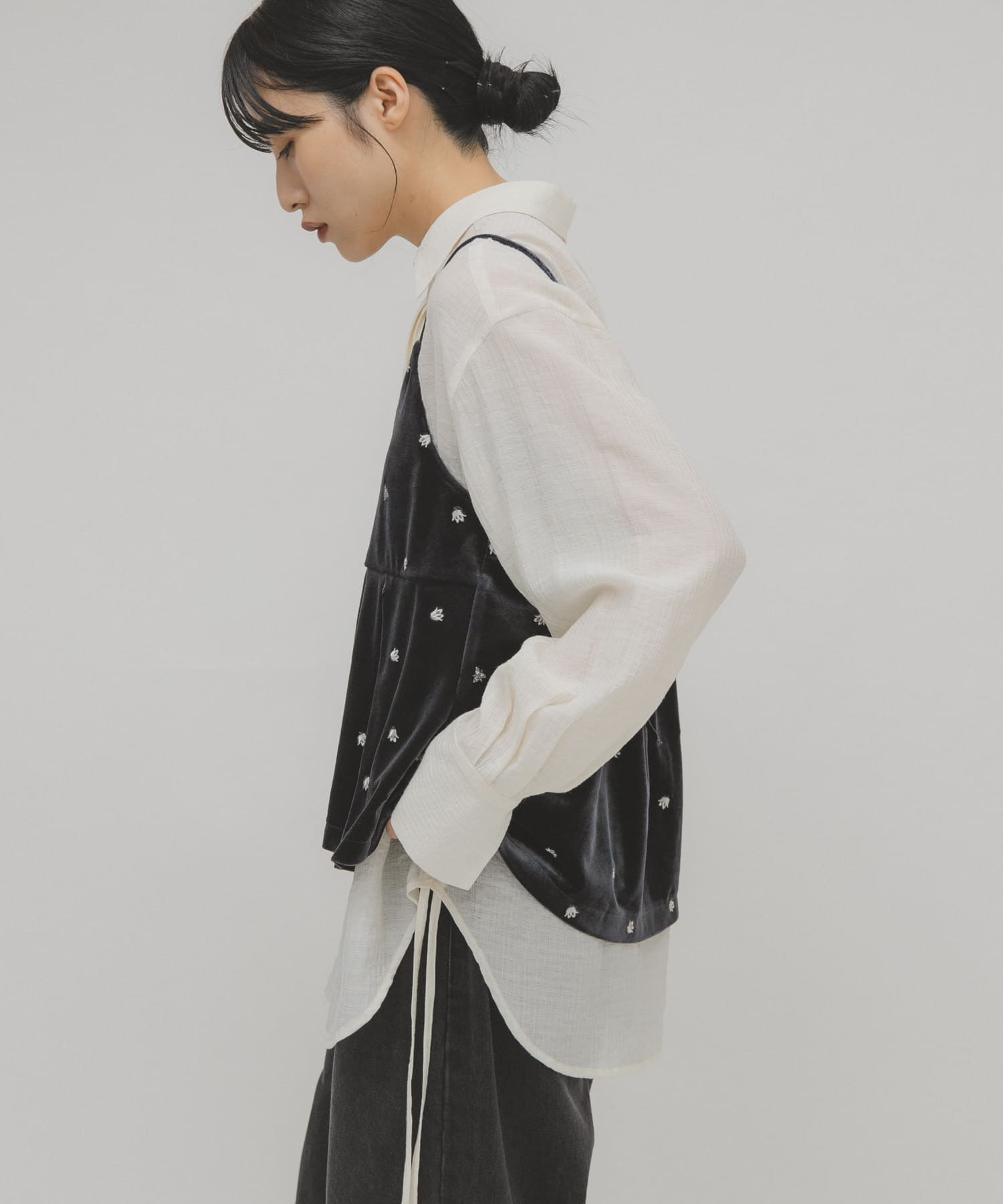 身長：160cm サイズ：one
