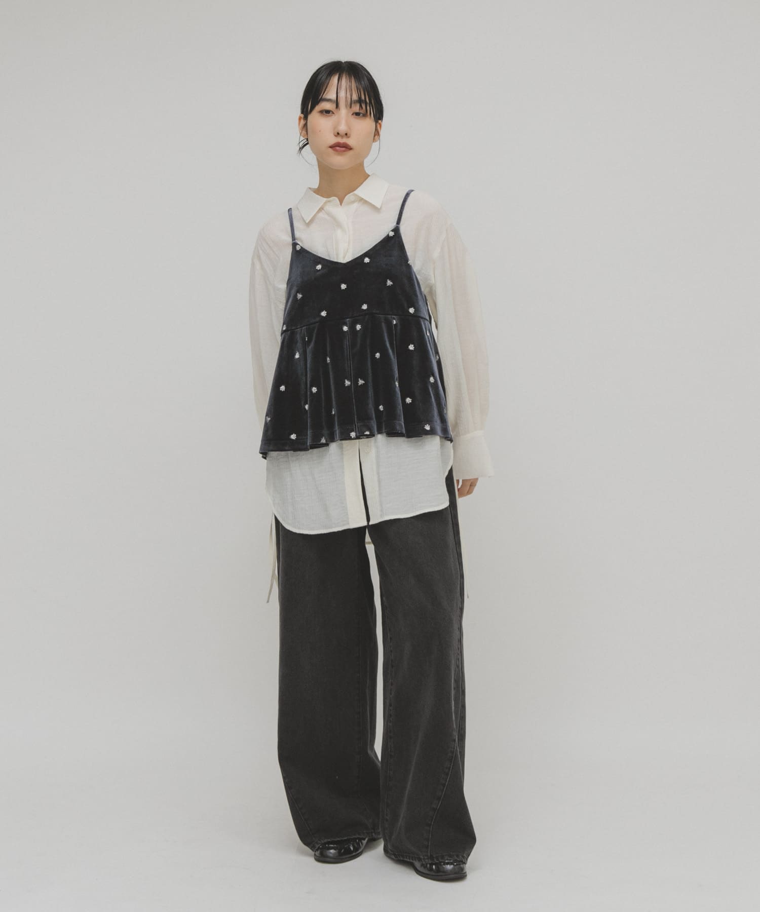 身長：160cm サイズ：one