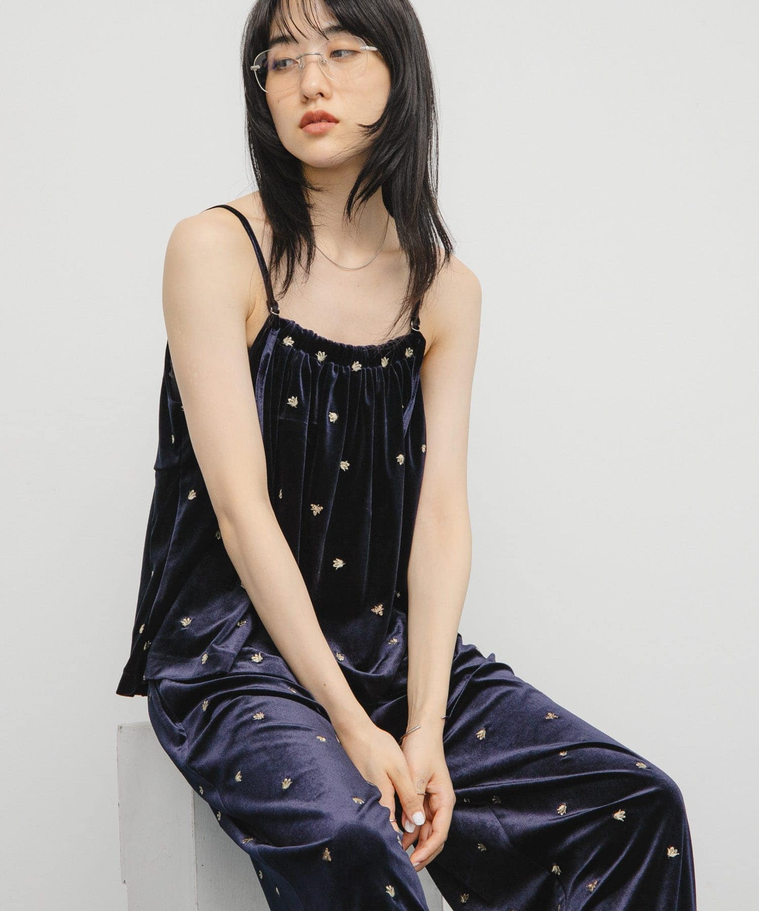 身長：160cm サイズ：one