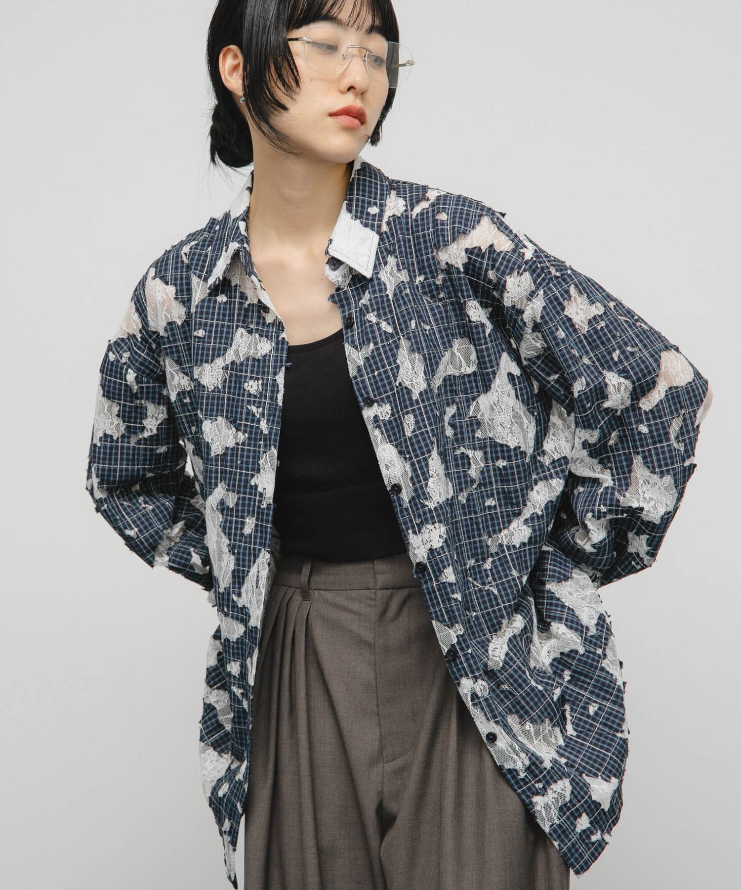 身長：160cm サイズ：one