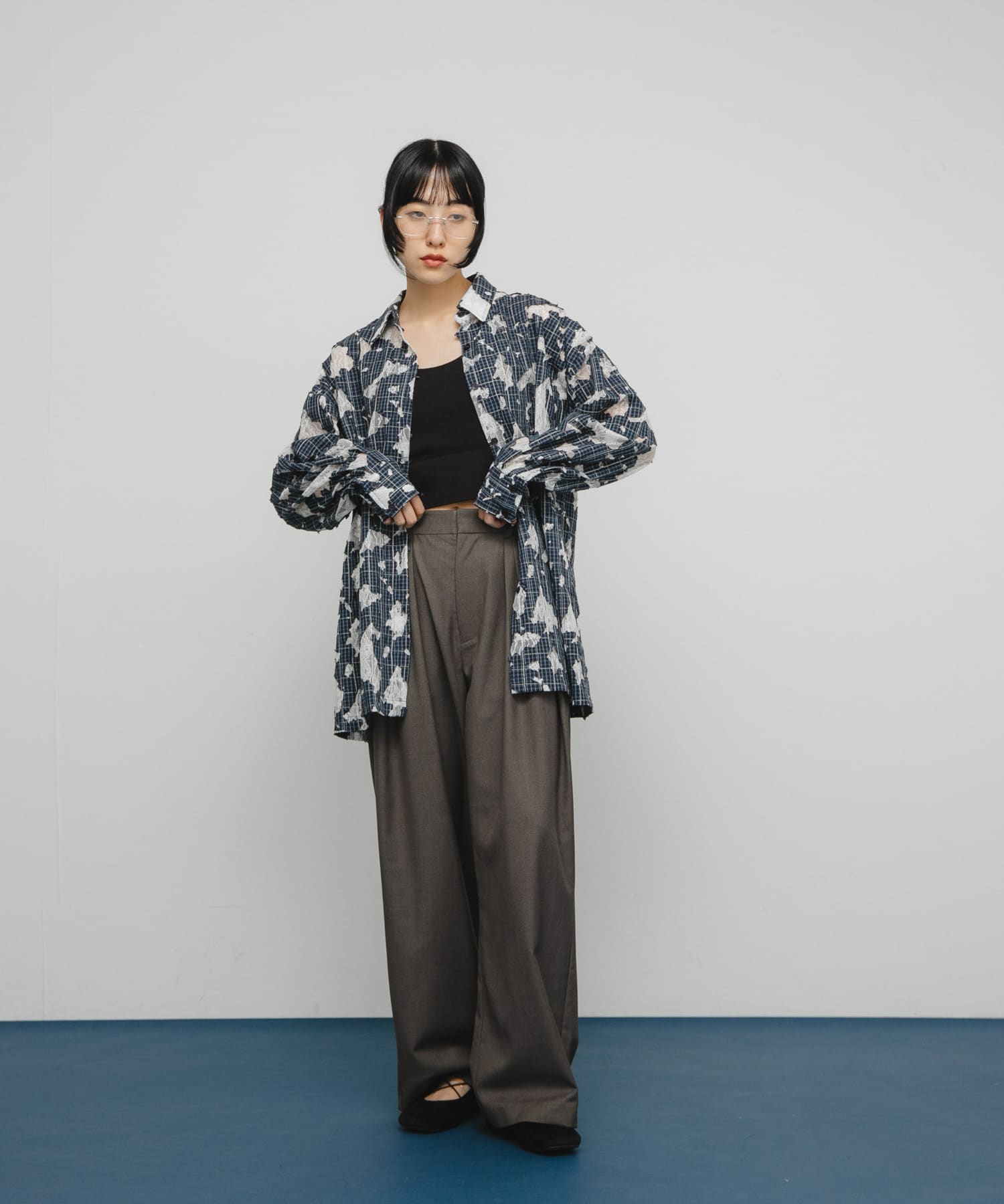 身長：160cm サイズ：one