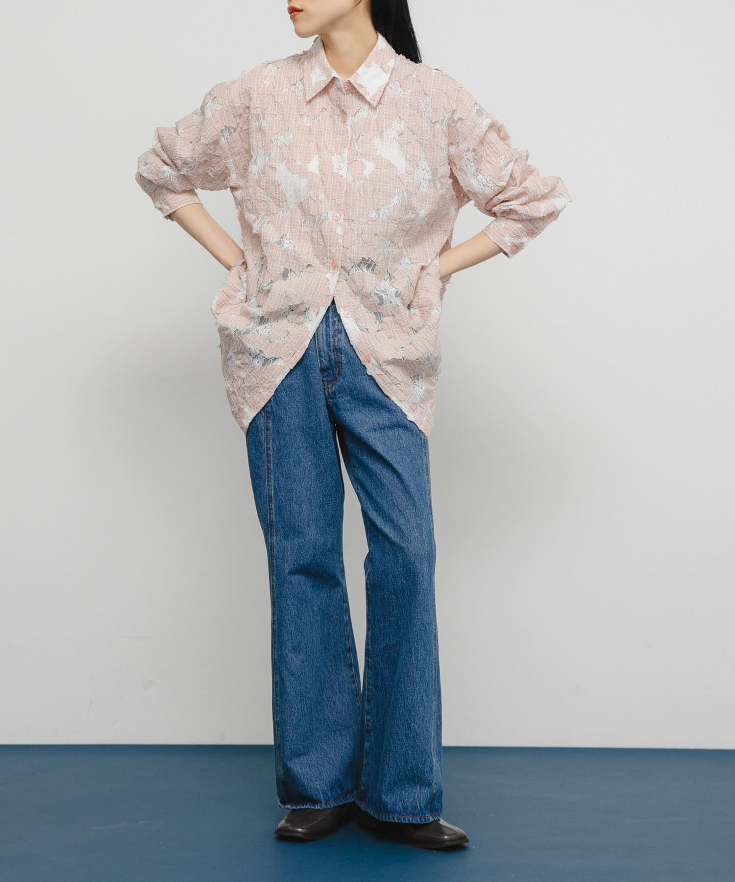 身長：160cm サイズ：one
