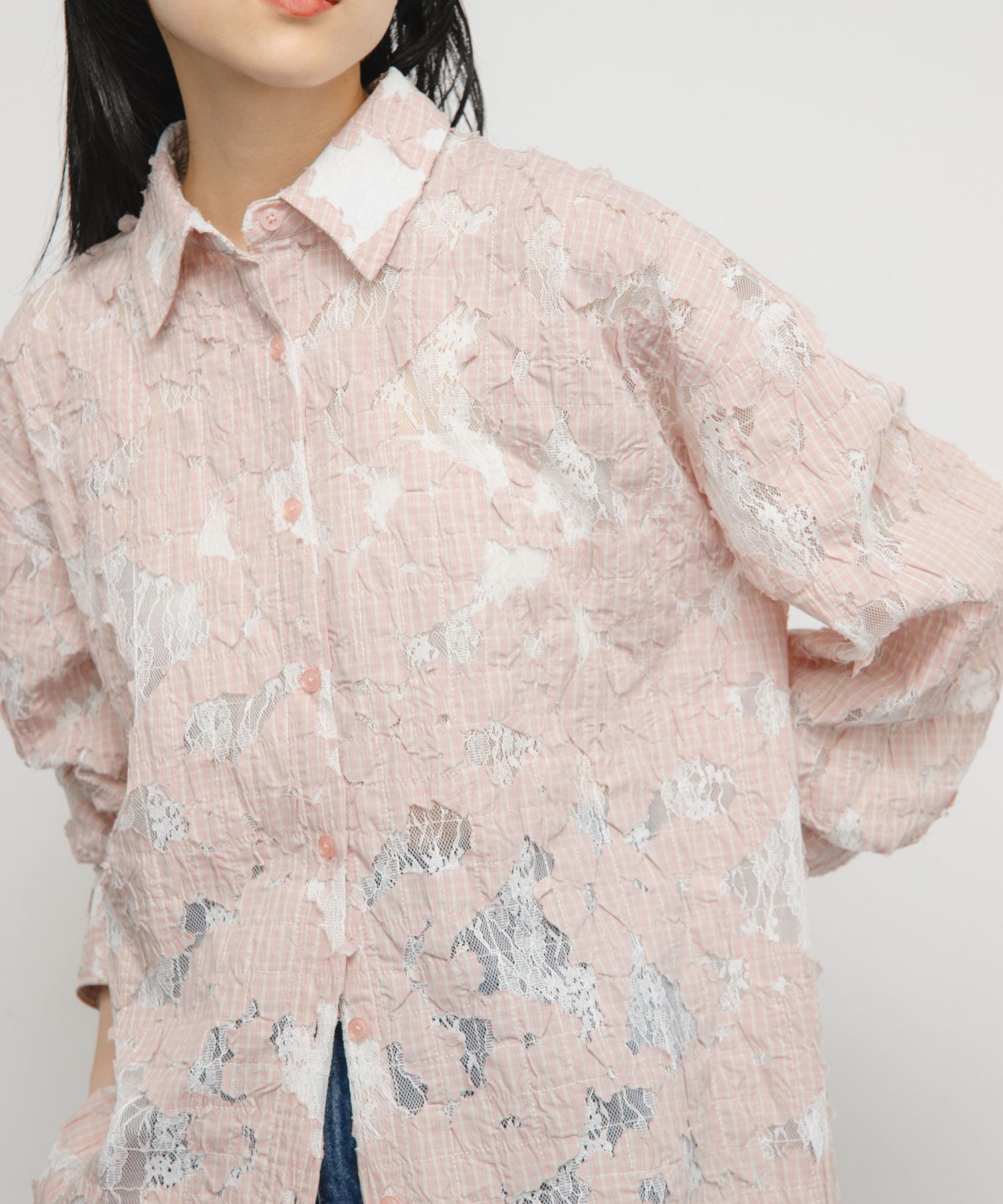 身長：160cm サイズ：one