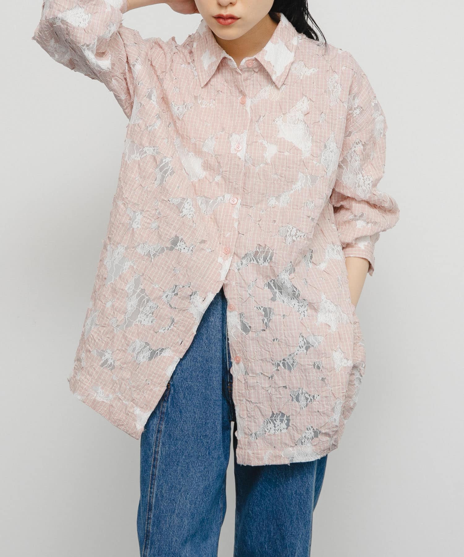 身長：160cm サイズ：one