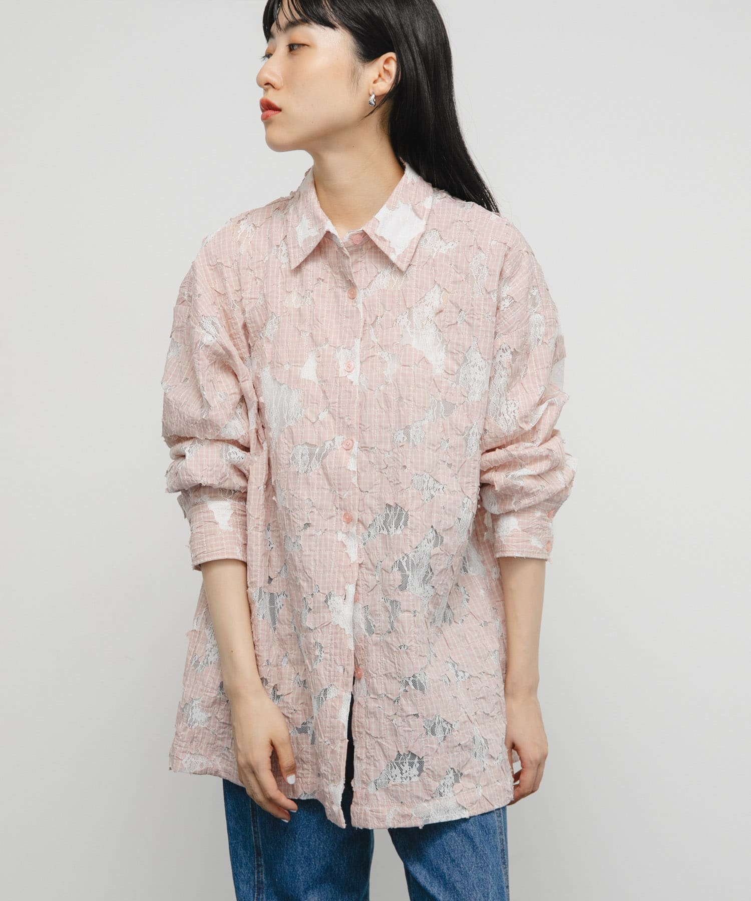 身長：160cm サイズ：one