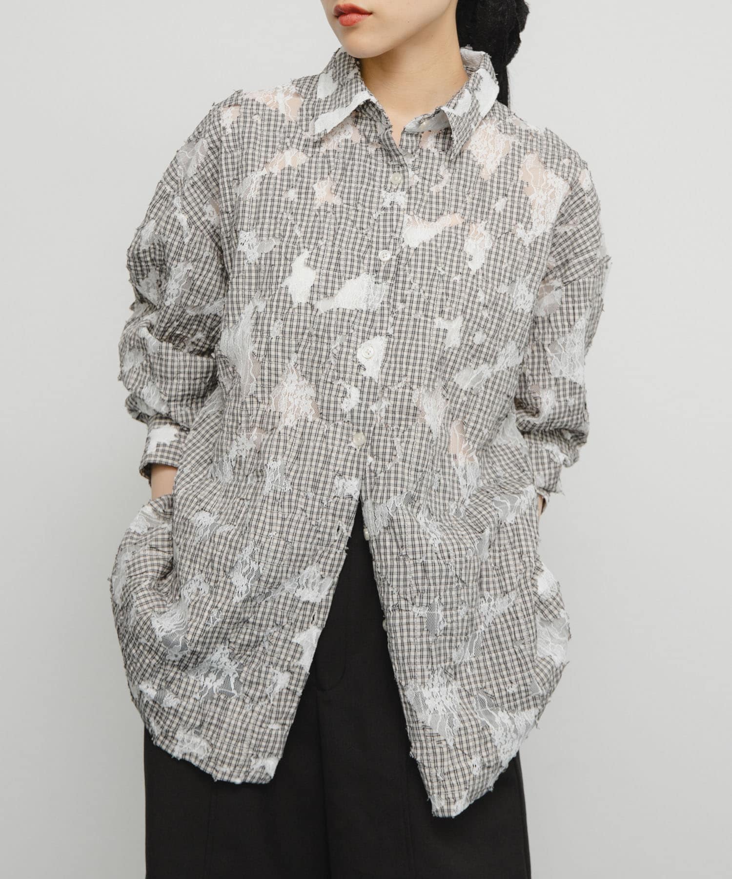 身長：160cm サイズ：one