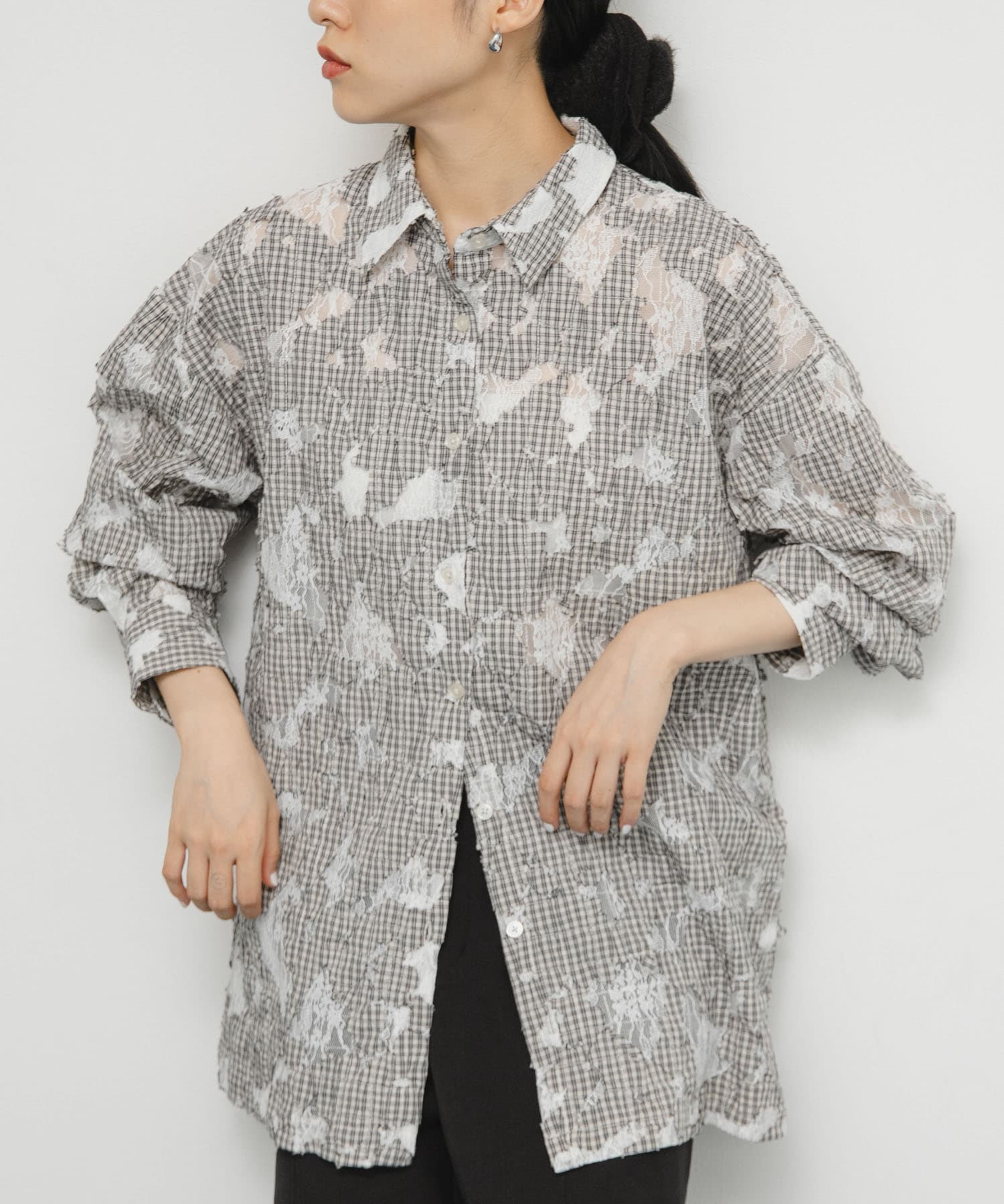 身長：160cm サイズ：one