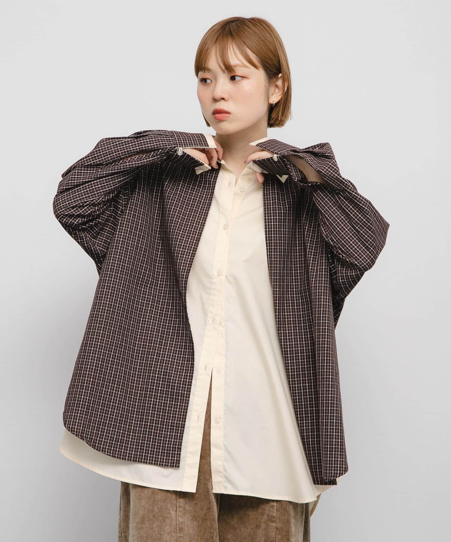 身長：153cm サイズ：one