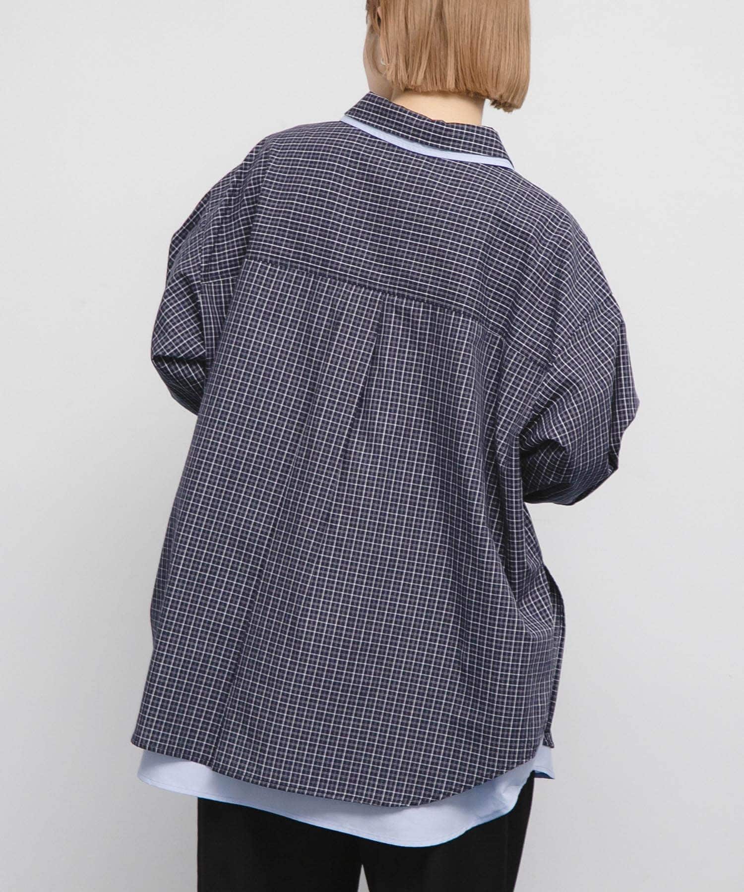 チェックレイヤードBIGシャツ(one OFF×OFF): トップス｜URBAN RESEARCH