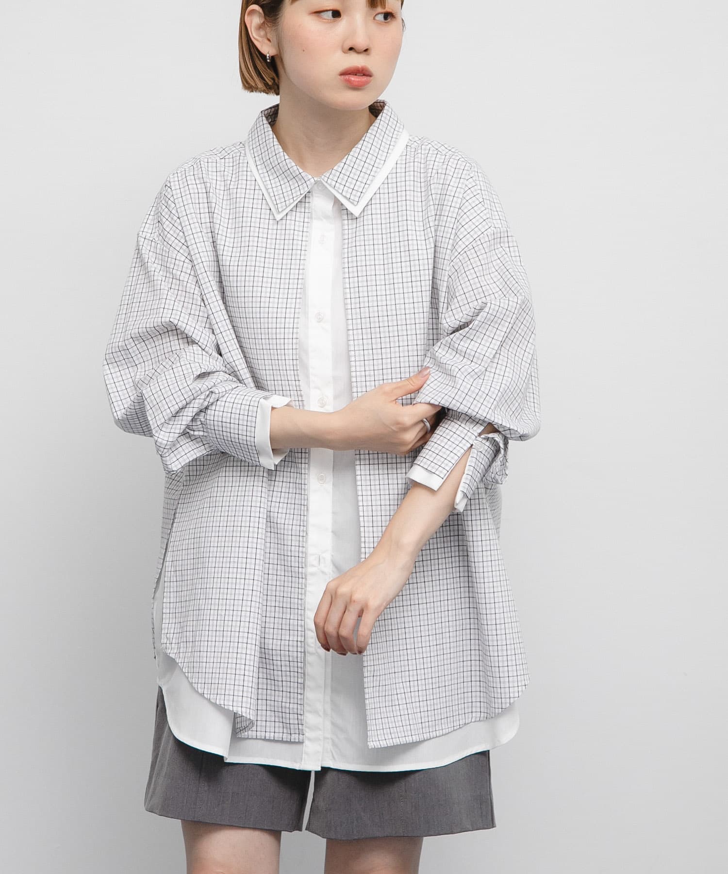 身長：153cm サイズ：one