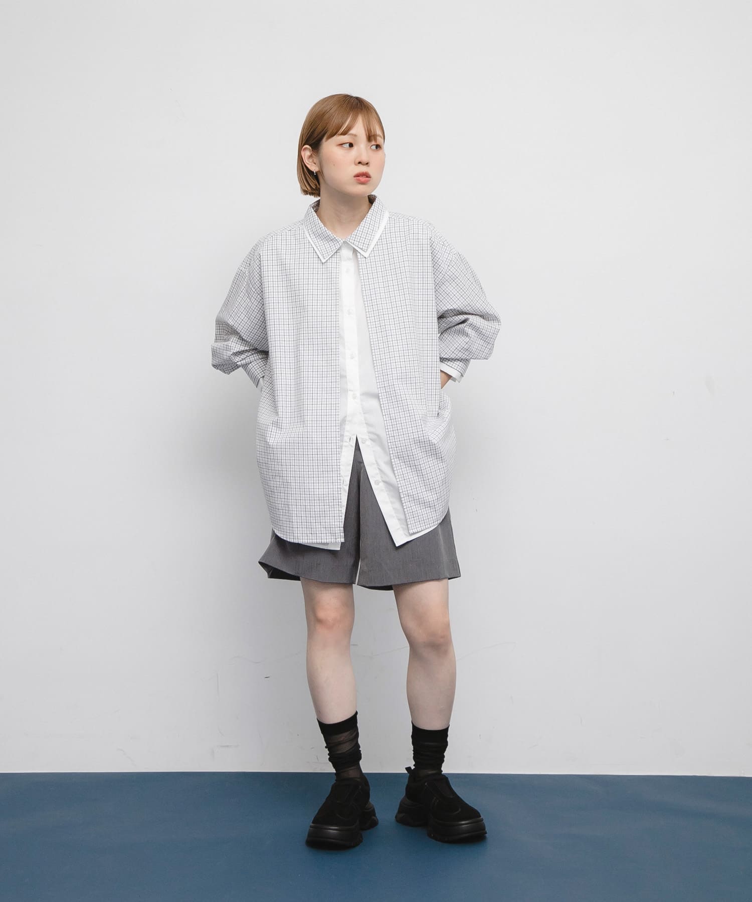 身長：153cm サイズ：one