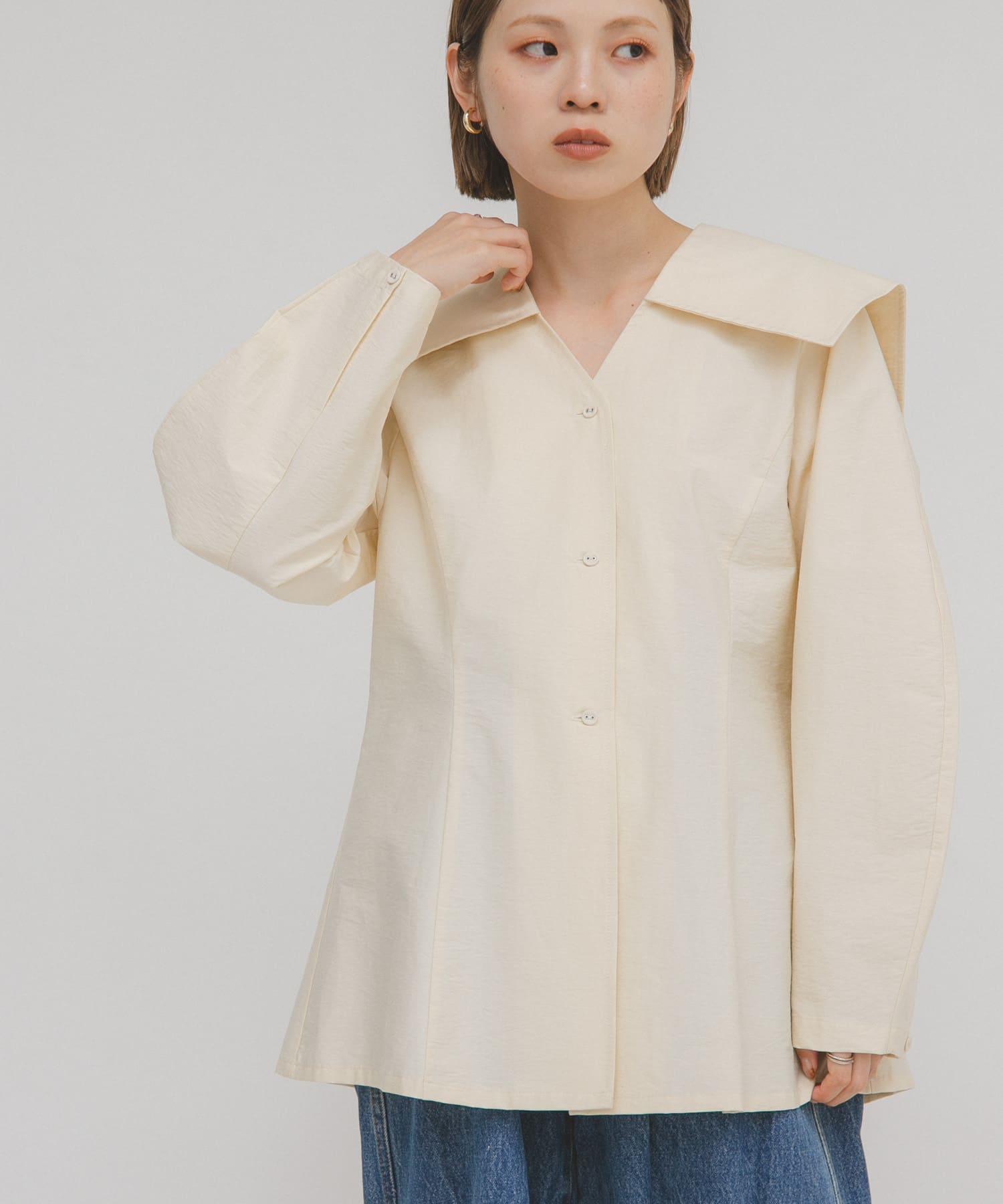 身長：153cm サイズ：one
