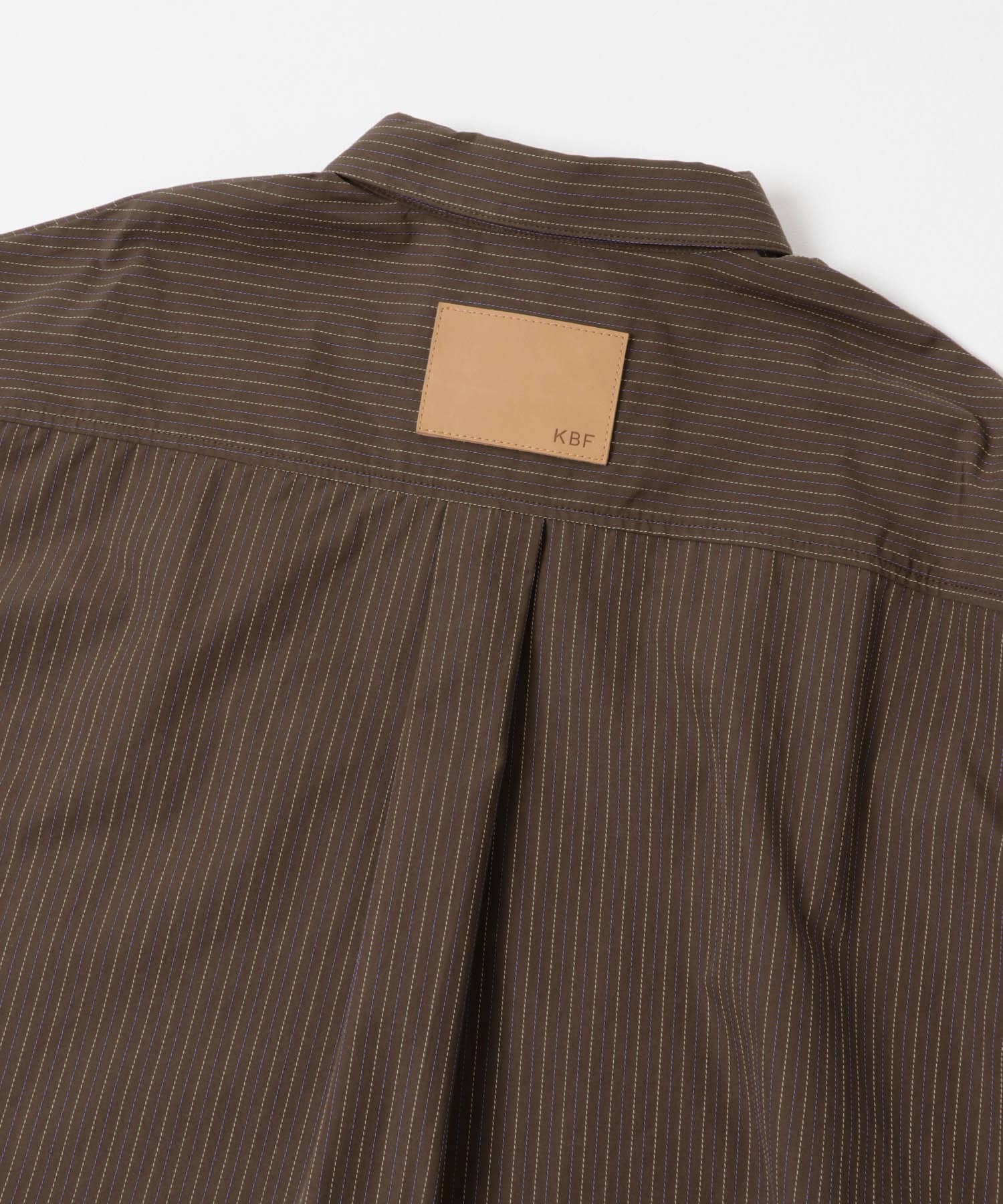 デニムスリーブリメイクシャツ BROWN one